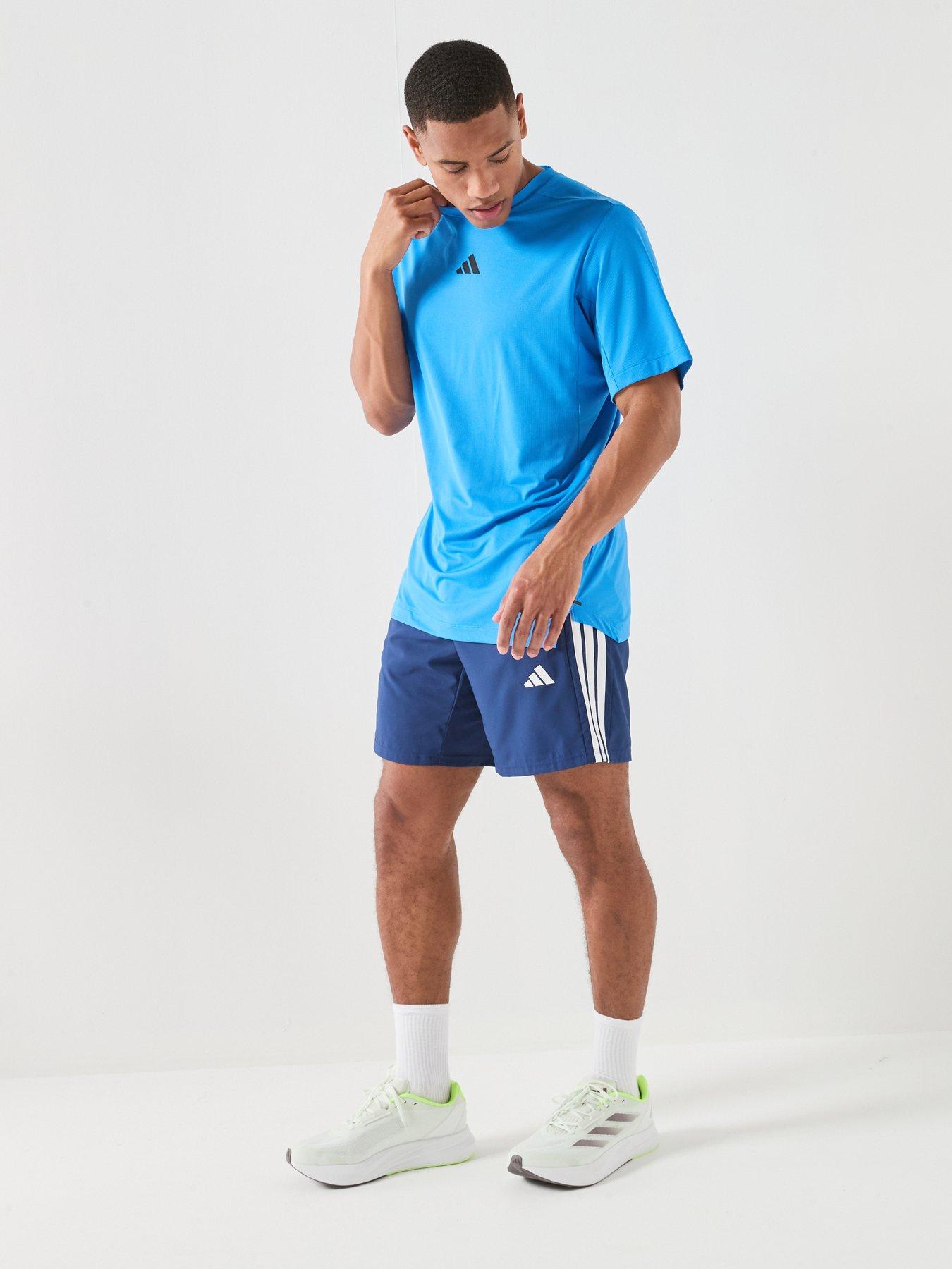 adidas-mens-training-workout-essentials-shorts-bluedetail