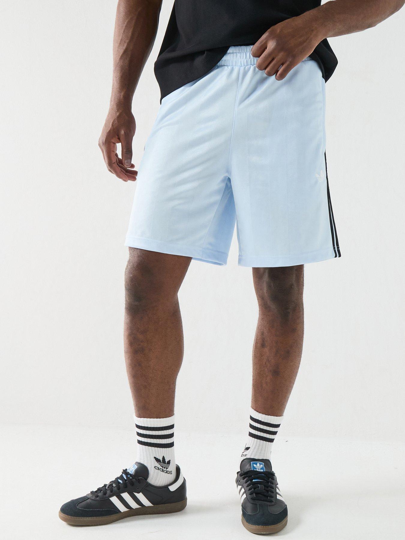 adidas Originals Men's 3 Stripe Shorts - Blue