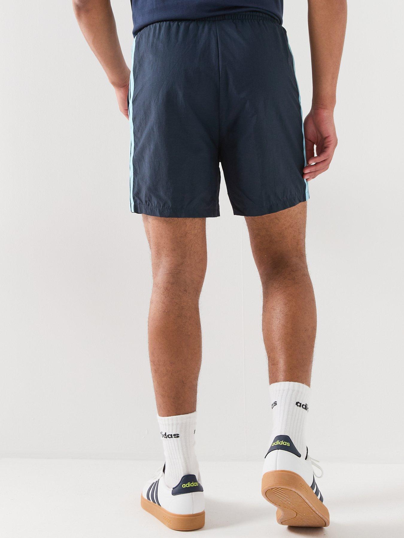Image 2 of 5 of adidas Sportswear Men's Essentials Three Stripes Chelsea Woven Short - Blue