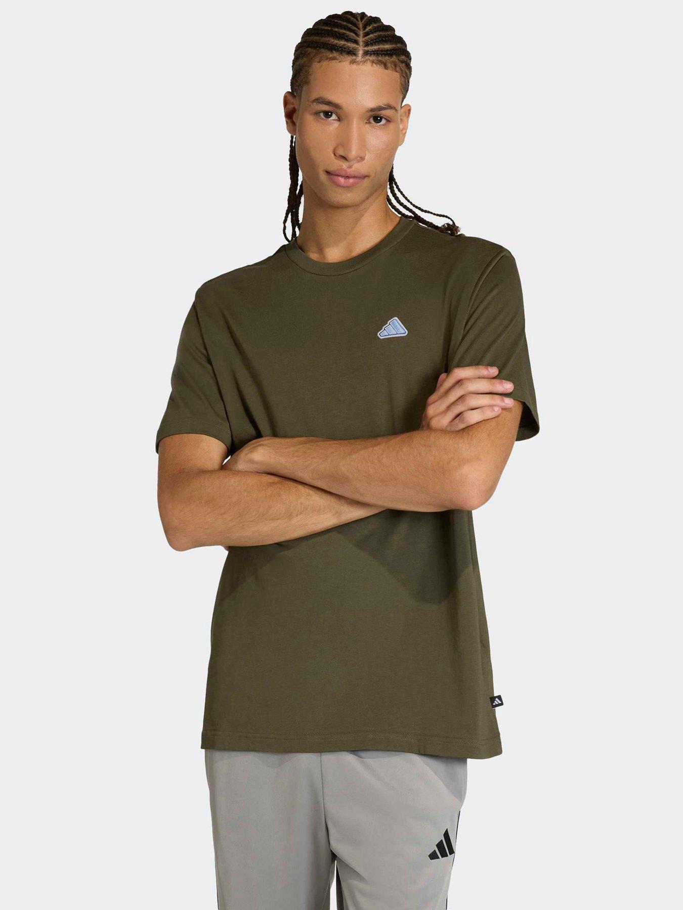 adidas Sportswear Mens Icon T-Shirt - Green