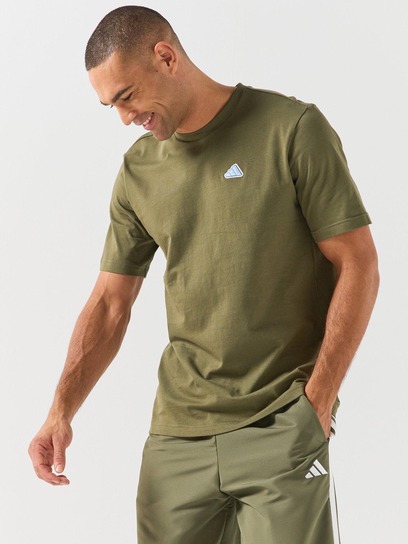adidas Sportswear Mens Icon T-Shirt - Green