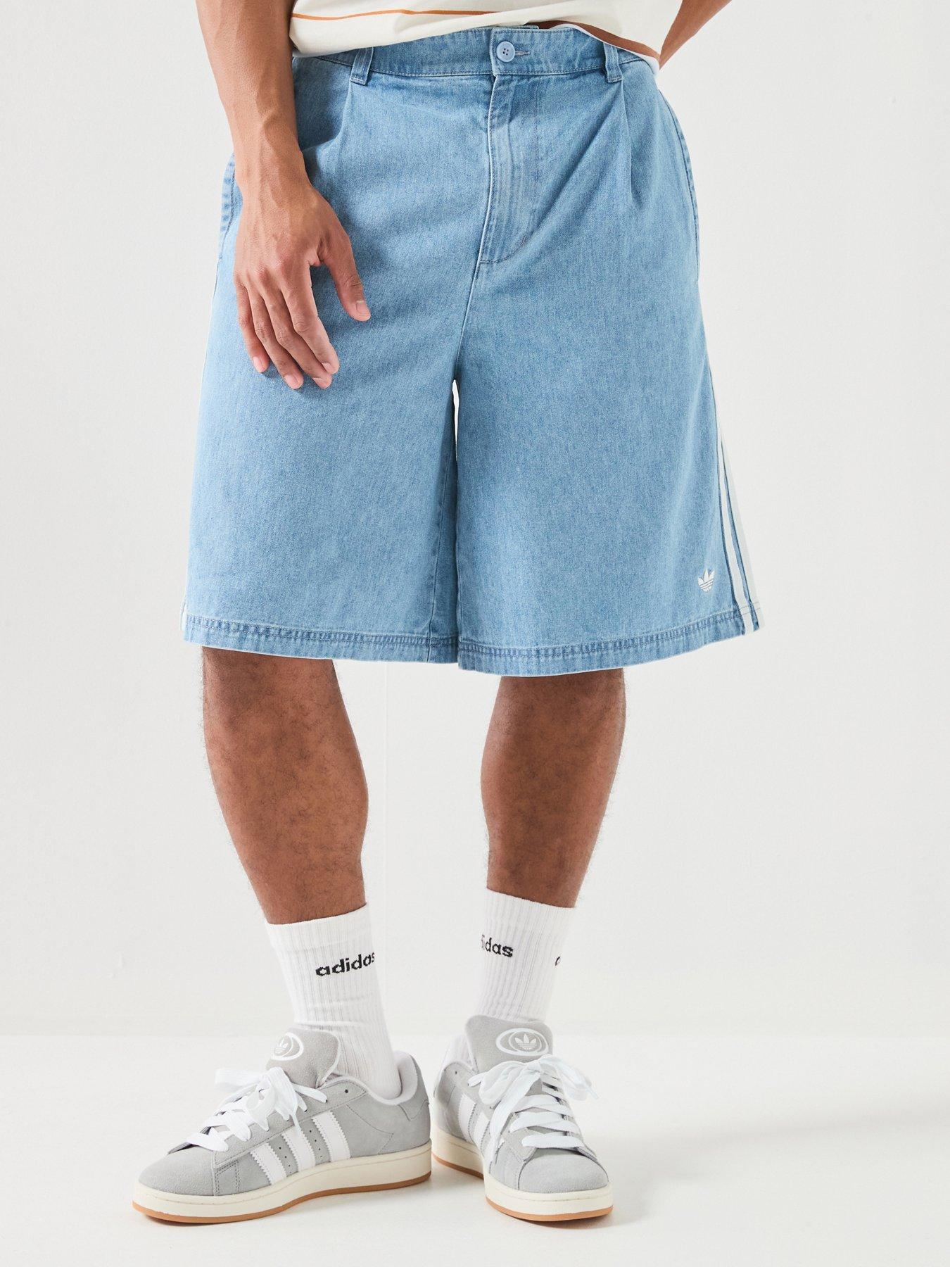 adidas Originals Mens Denim Shorts - Blue