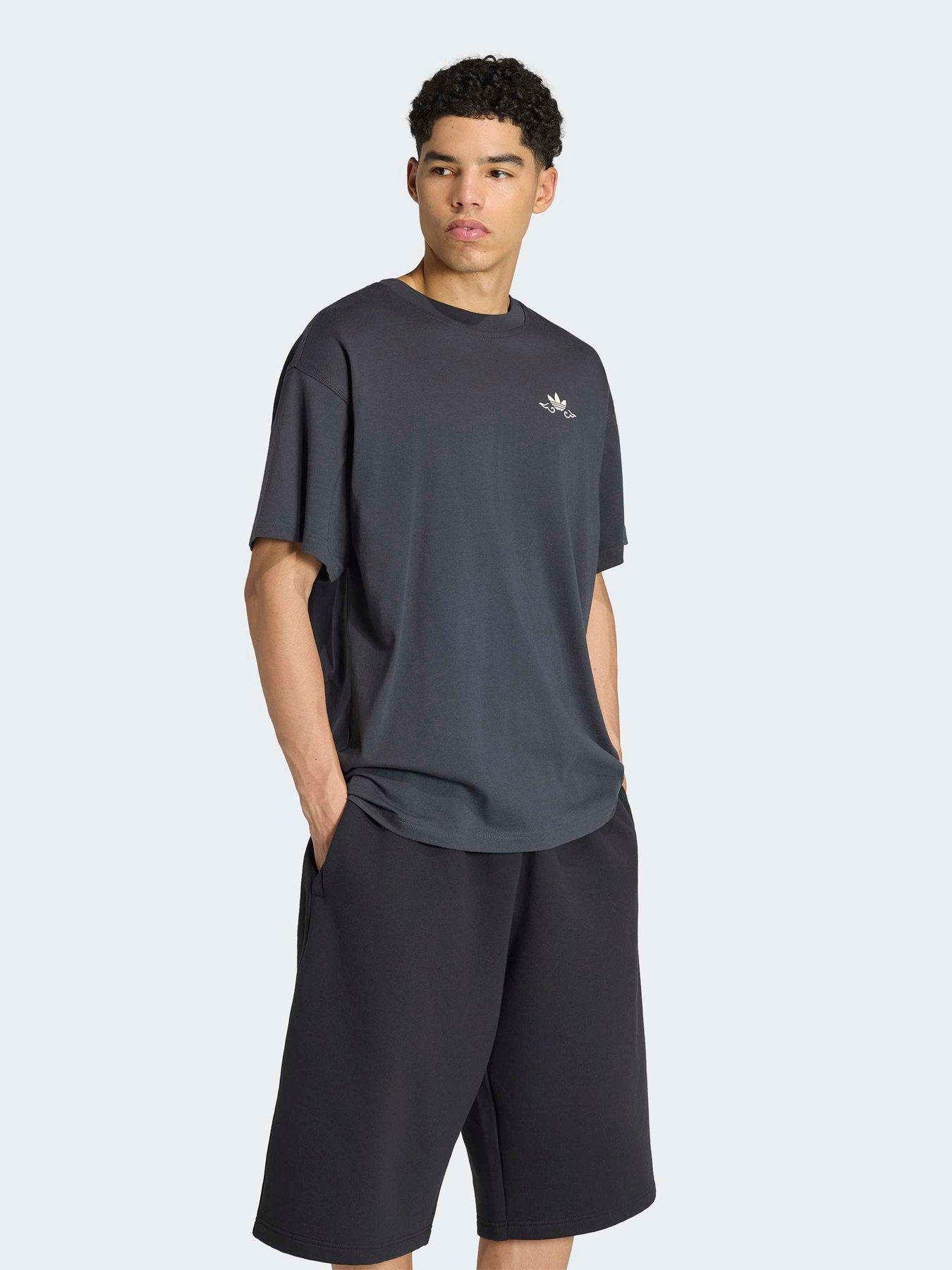 adidas Originals Mens Frog Graphic T-Shirt - Carbon