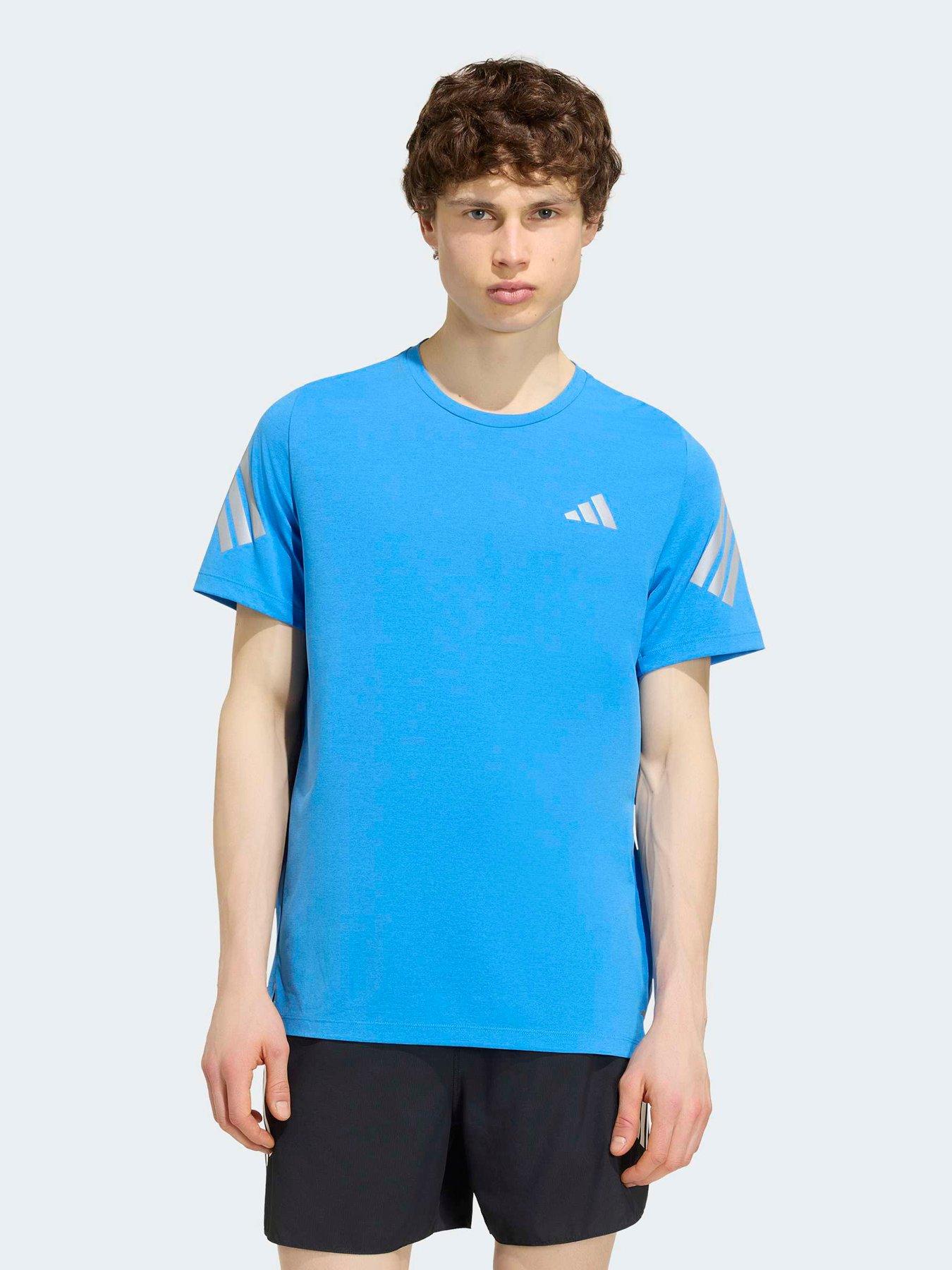 adidas Mens Running Adi 365 T-Shirt - Blue