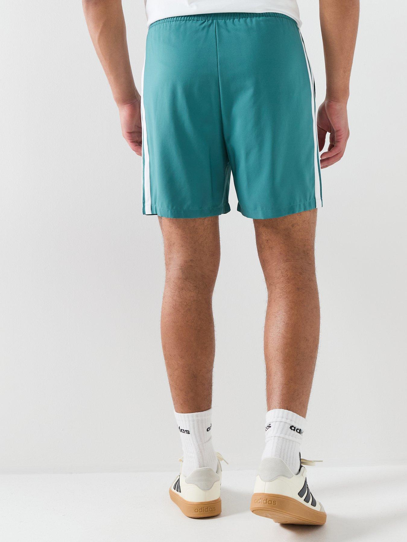 Image 2 of 4 of adidas Sportswear Men's Essentials Three Stripes Chelsea Shorts - Green