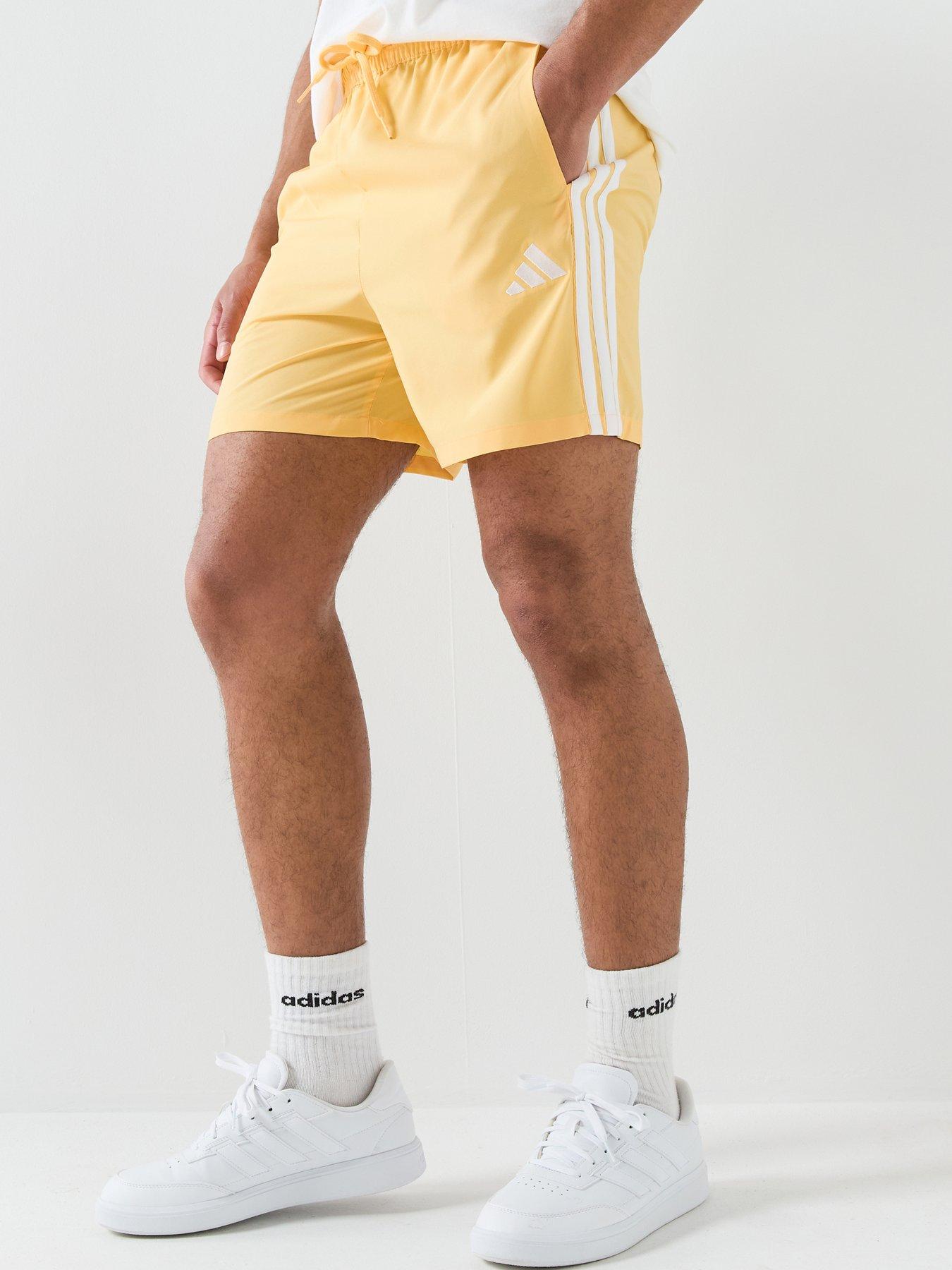 adidas Sportswear Men's Essentials Three Stripes Chelsea Shorts - Orange
