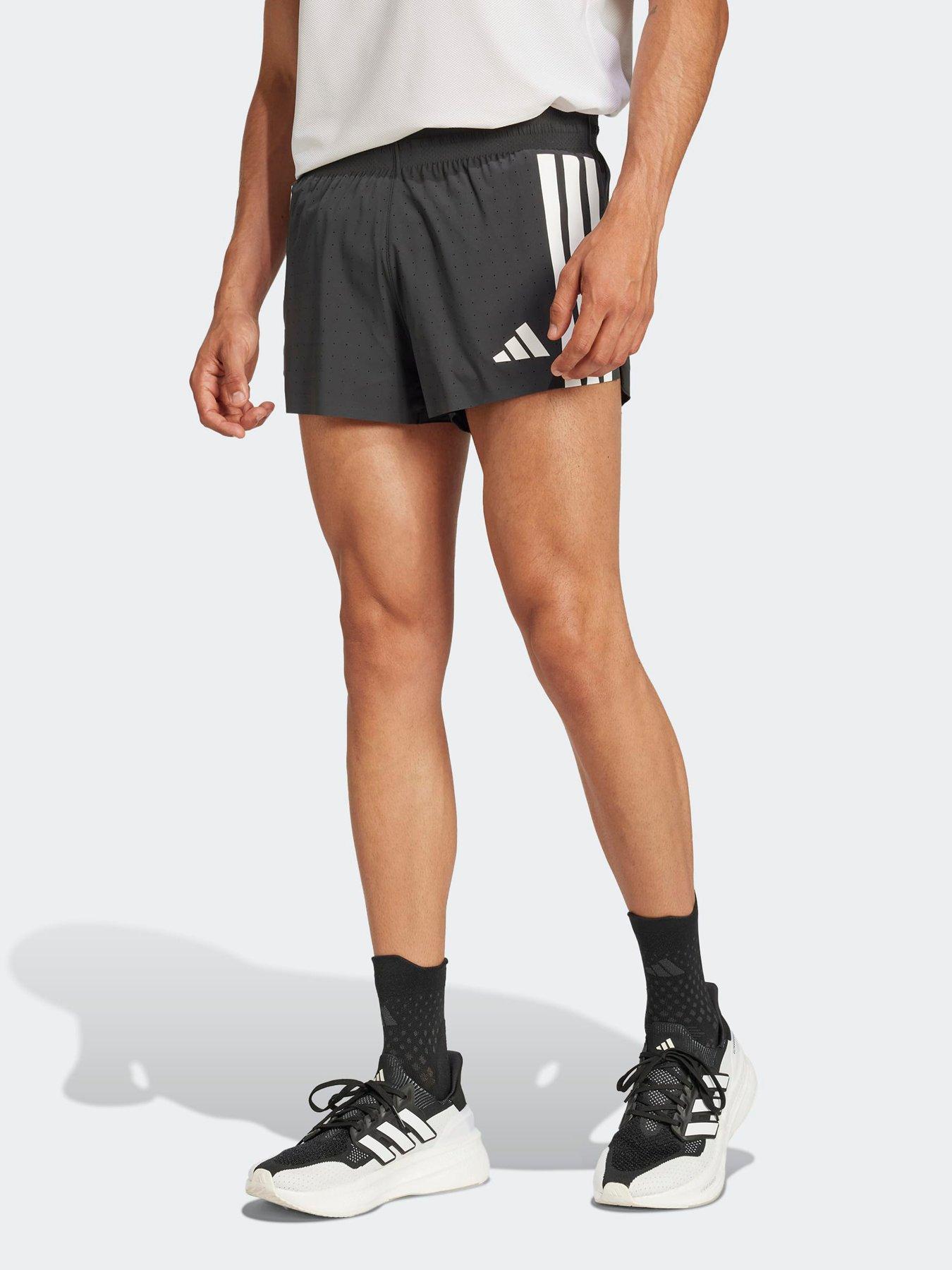 adidas Mens Running Adizero Shorts - Black