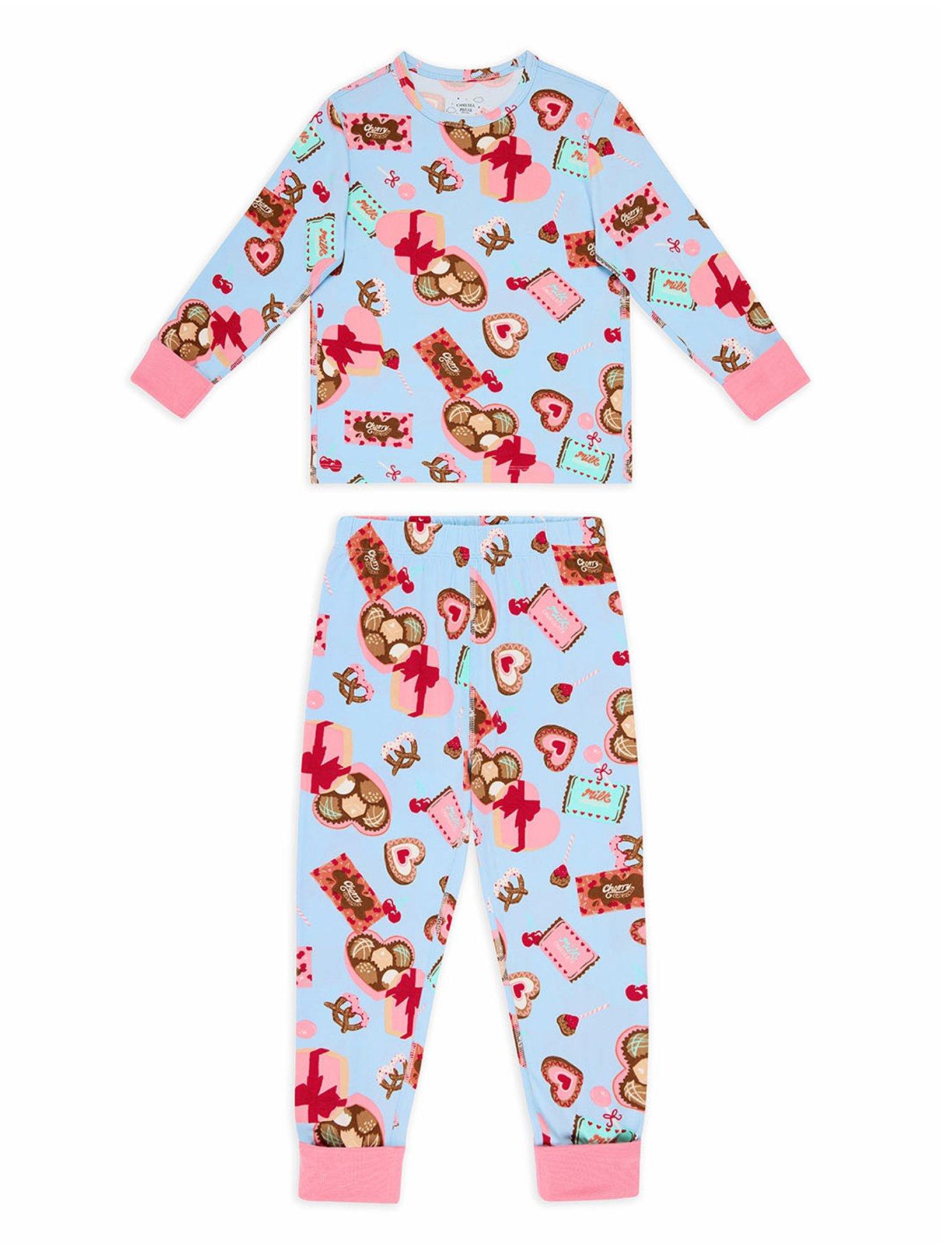chelsea-peers-kids-chocolate-box-print-long-pyjama-set-blue