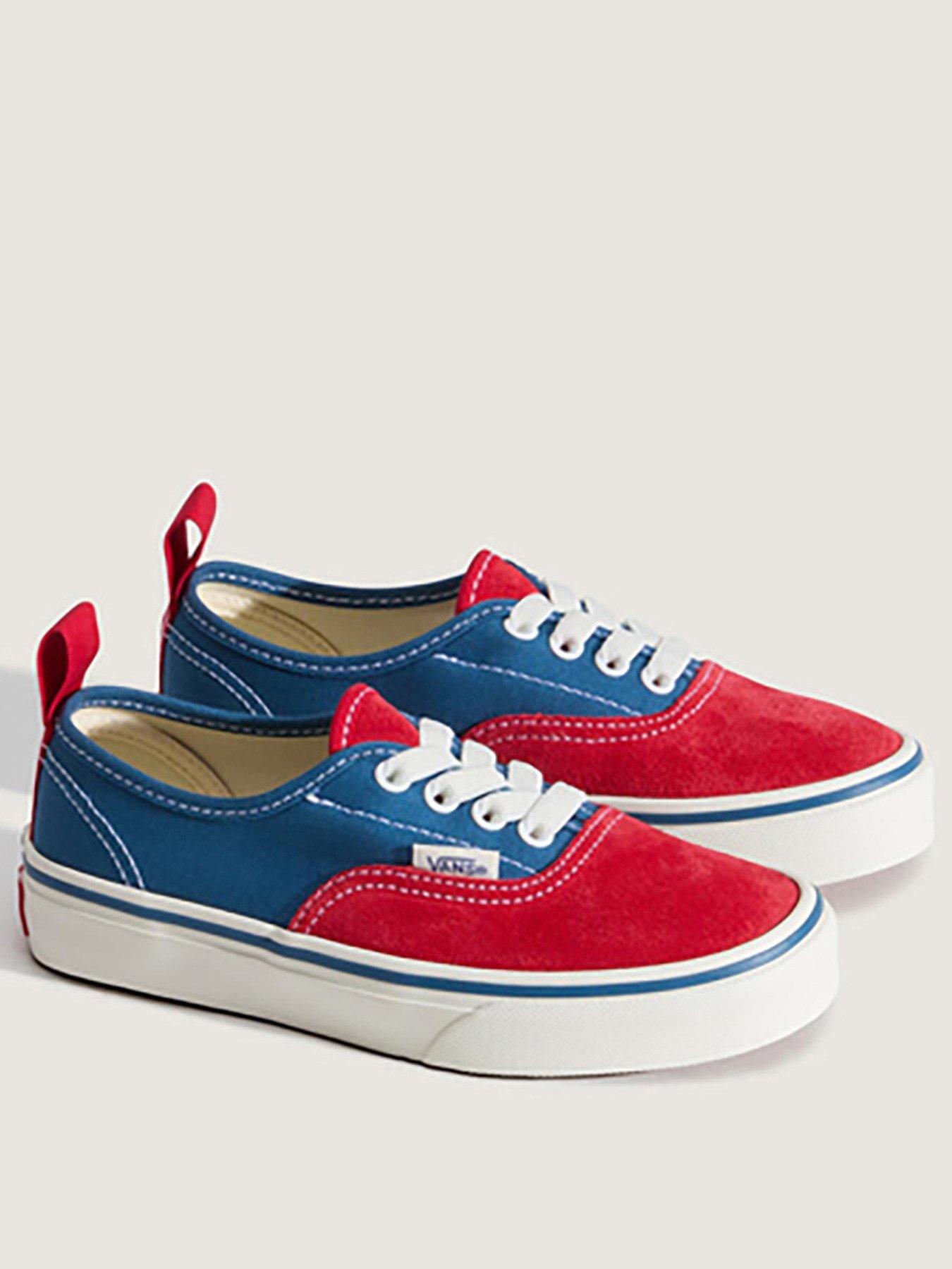 Image 2 of 5 of Vans Kids Unisex Authentic Elastic Lace Trainer - Red/Blue