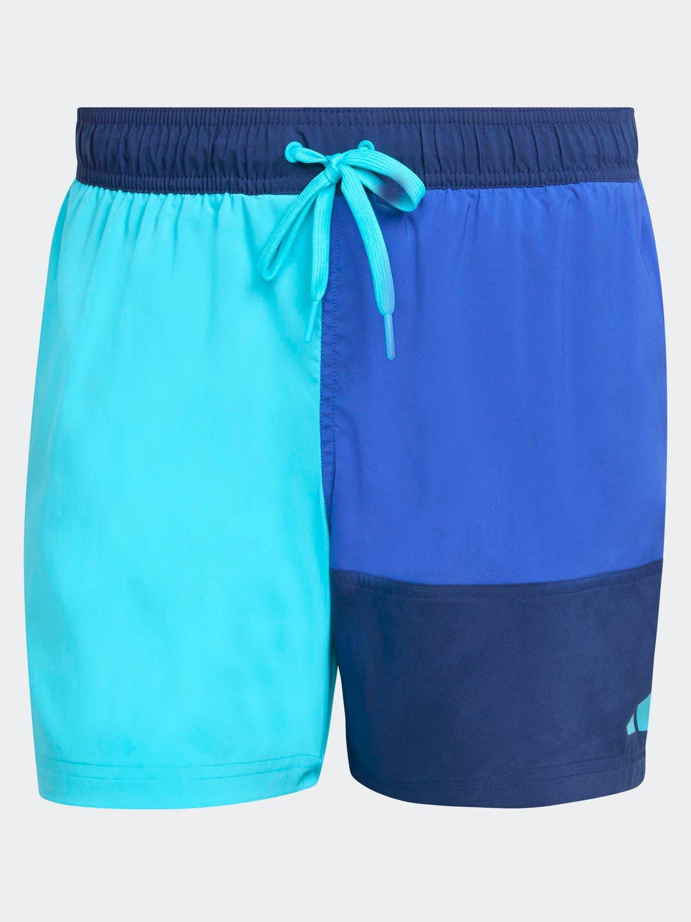 Image 6 of 6 of adidas Mens Swim Colourblock 5 Inch Short - Blue