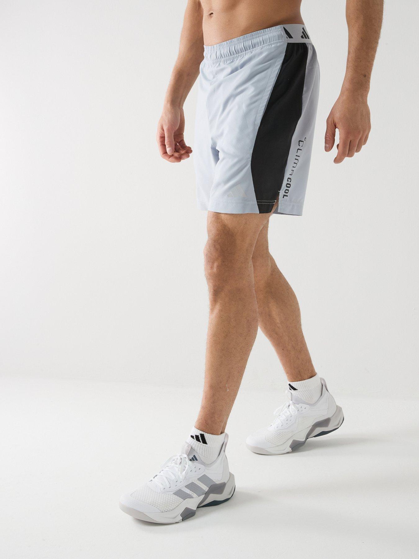 adidas Mens Training Tech Shorts - Grey