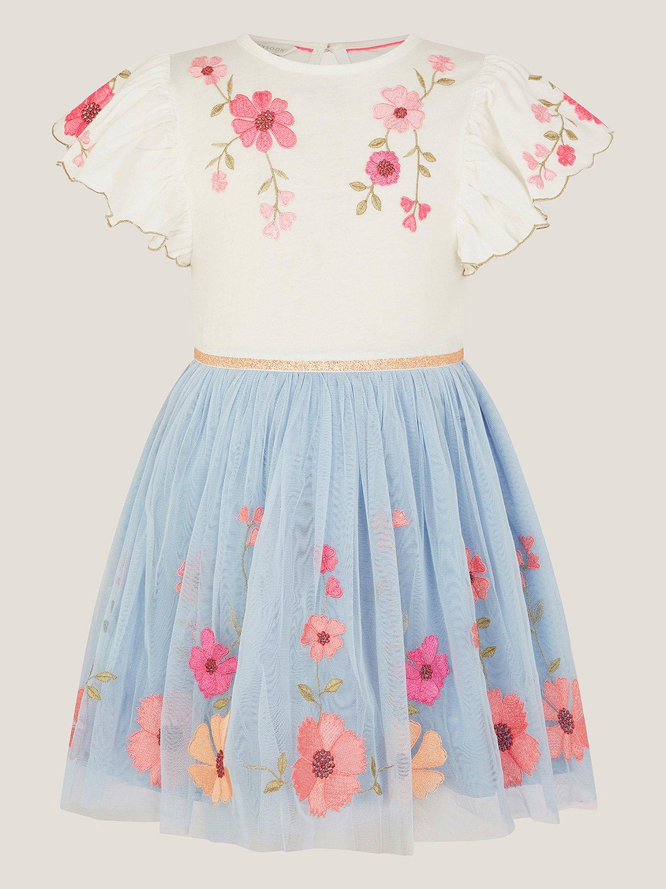 monsoon-girls-3d-flower-disco-dress-bluestillFront