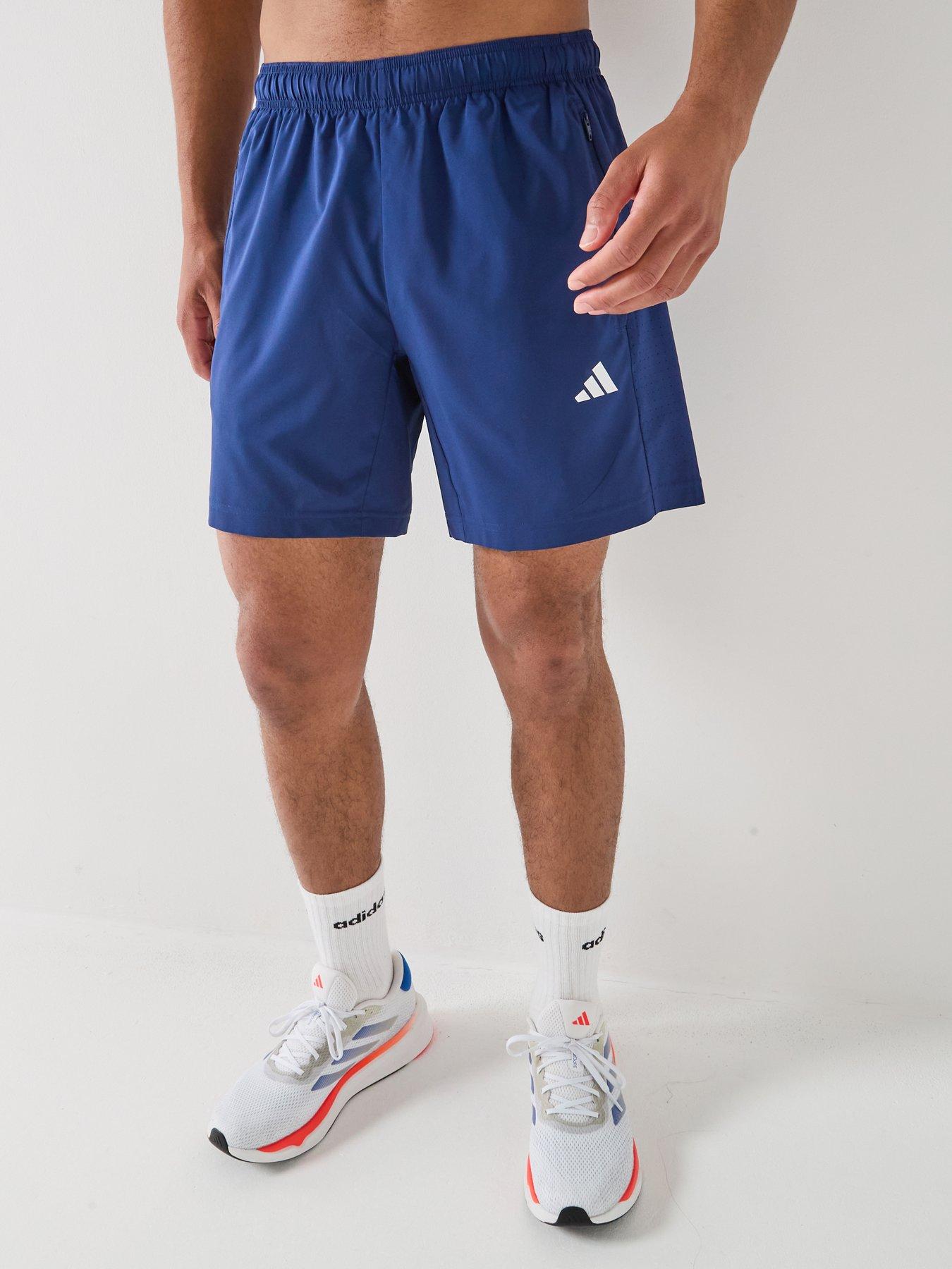 adidas-mens-training-workout-essentials-woven-shorts-blue
