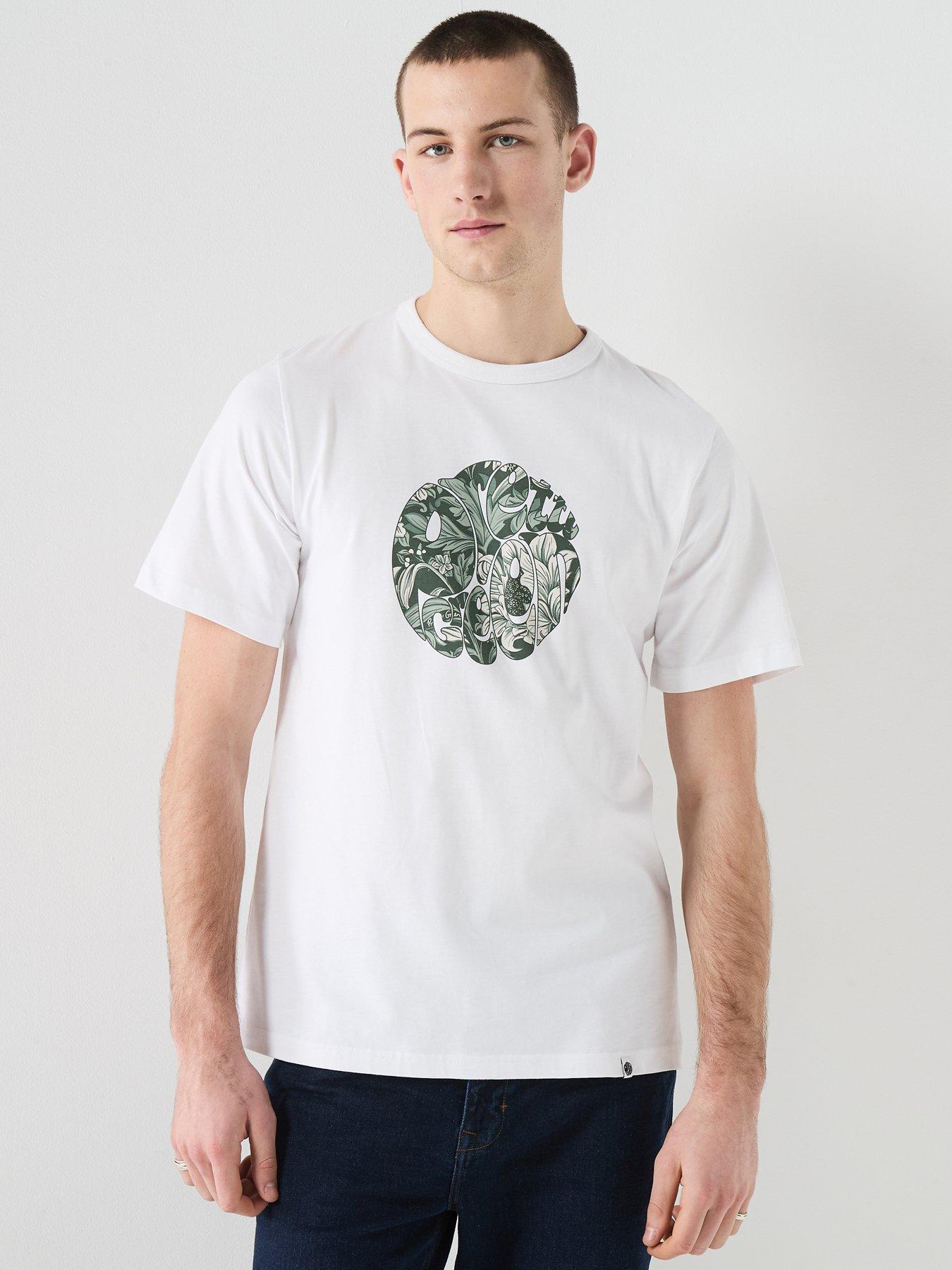 Pretty Green Pretty Green Bostal Graphic T-shirt - White