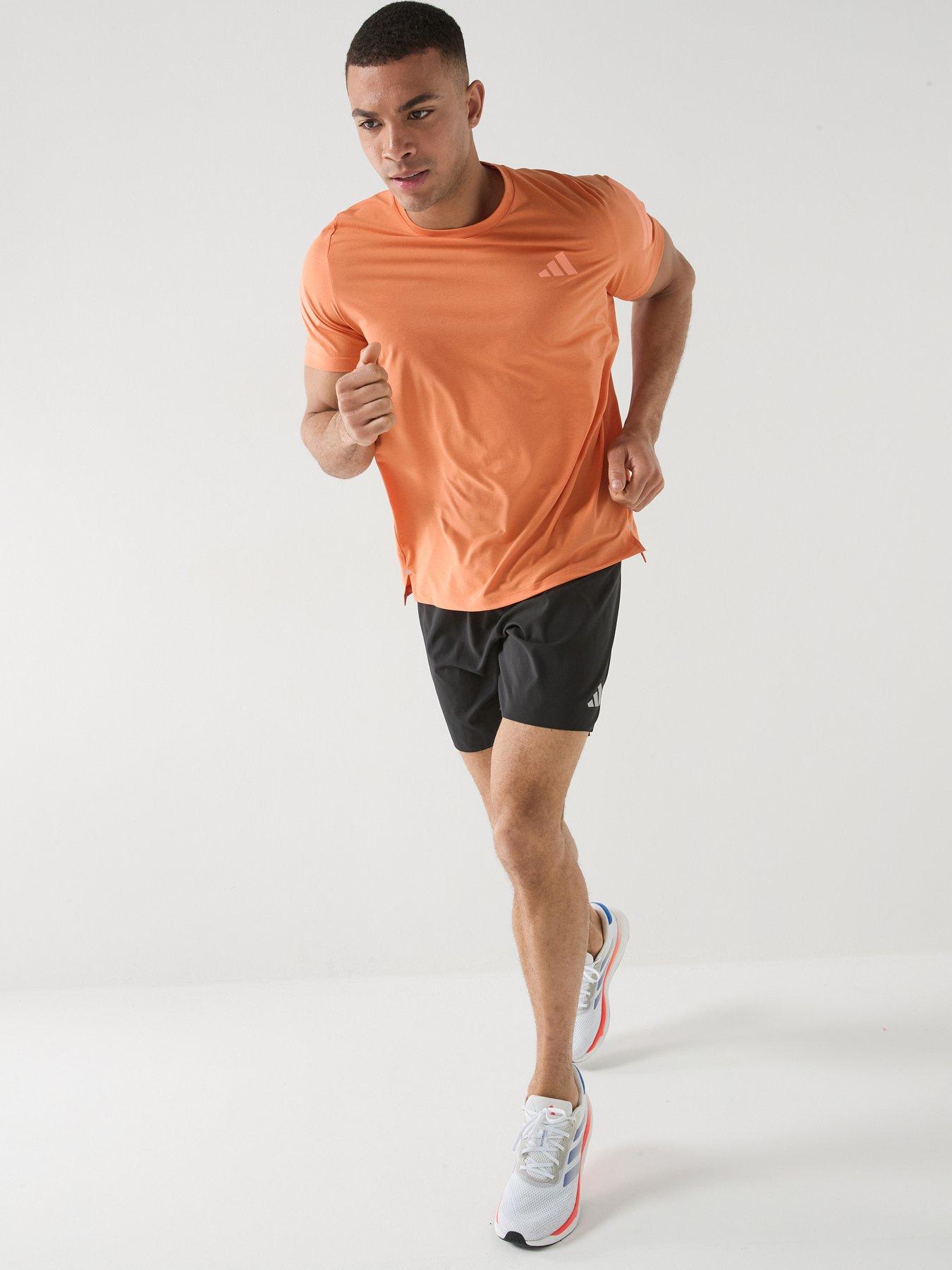 Image 3 of 7 of adidas Mens Running Adi365 Essentials 7 Inch Shorts - Black