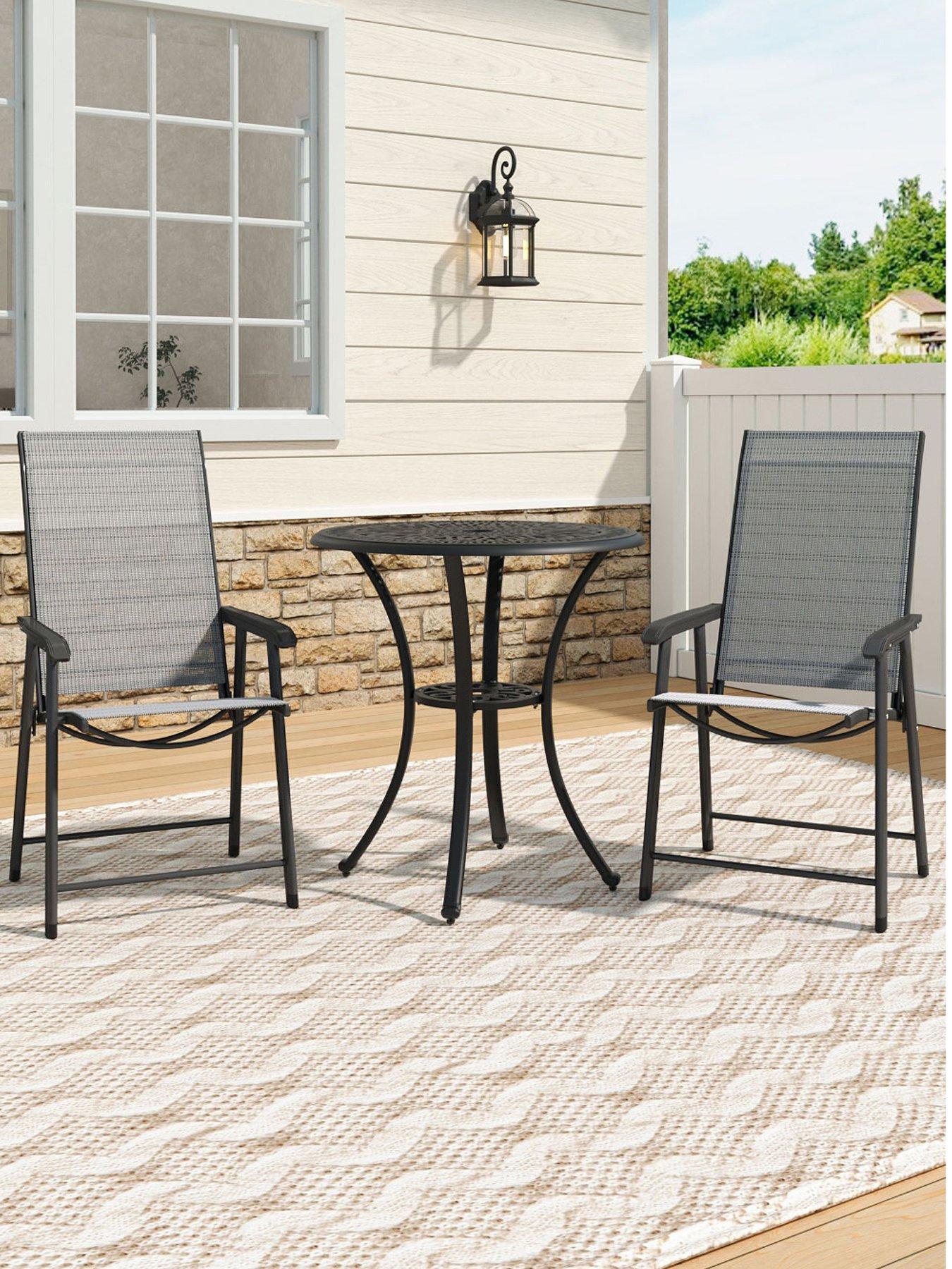living-and-home-round-patio-dining-table-with-2-piece-foldable-chairsfront