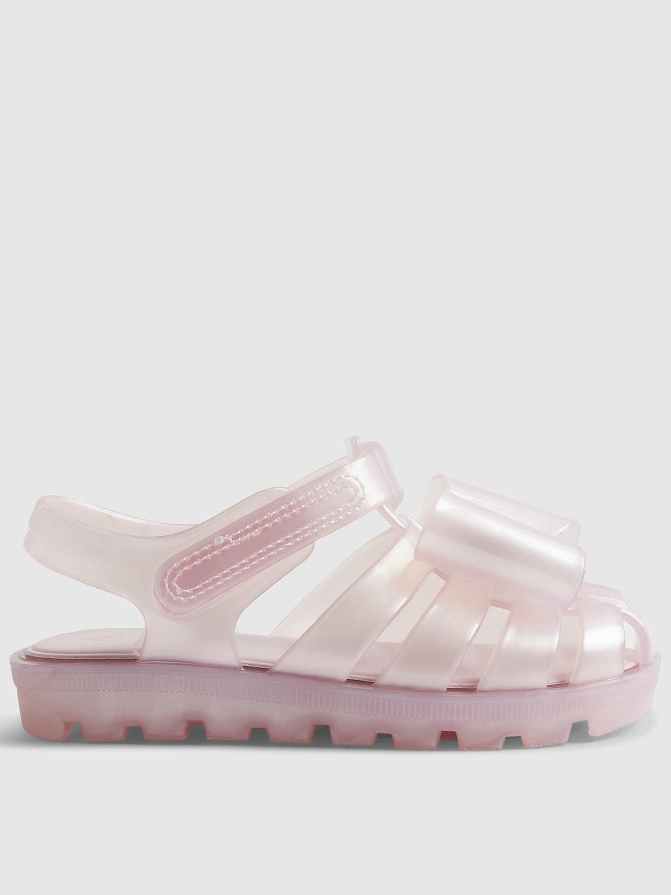 river-island-mini-girls-bow-glitter-jelly-sandals-pink