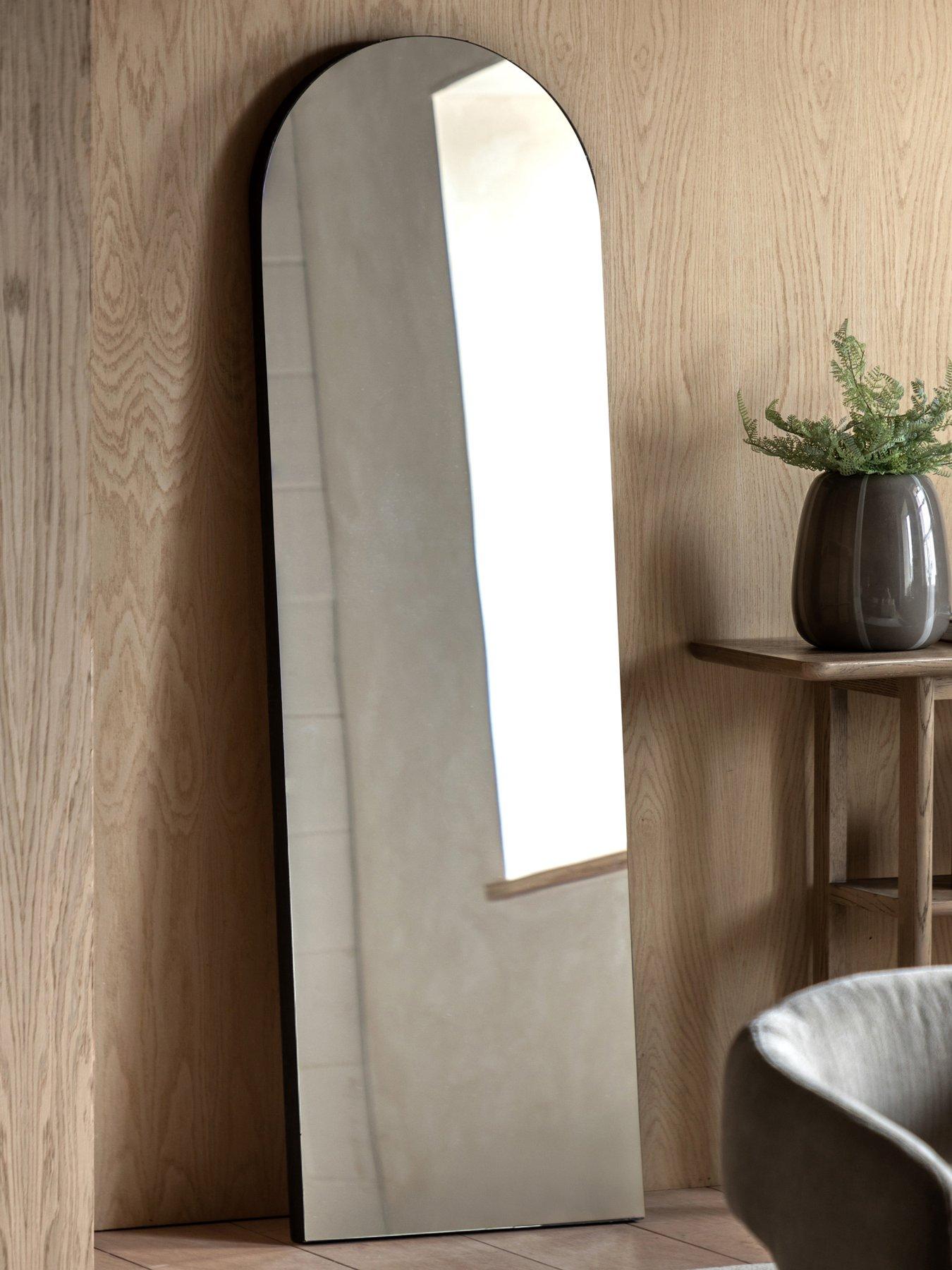 gallery-tokyo-leaner-mirror-black-500x50x1700mmfront