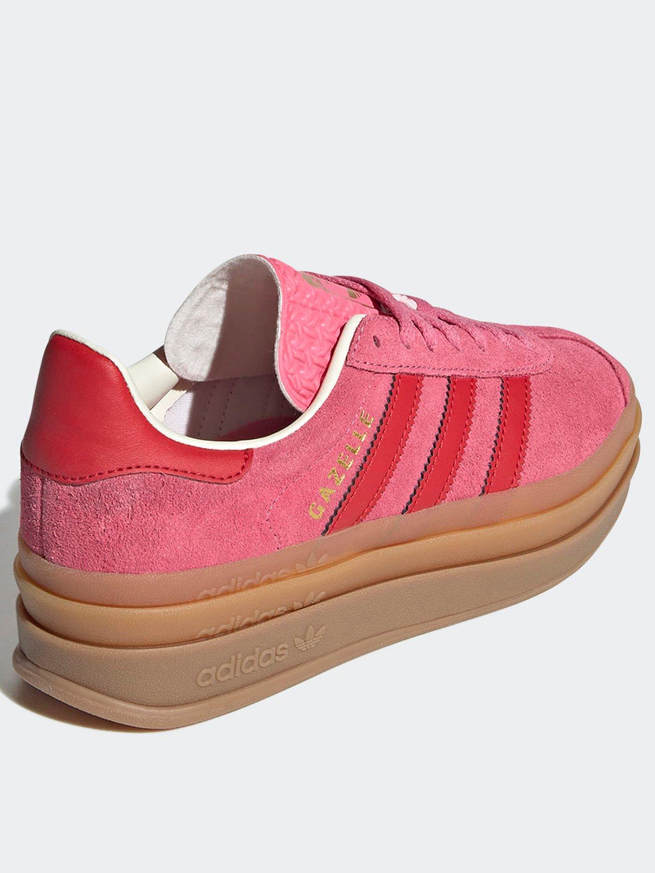 Image 3 of 7 of adidas Originals Junior Gazelle Bold Trainers - Pink