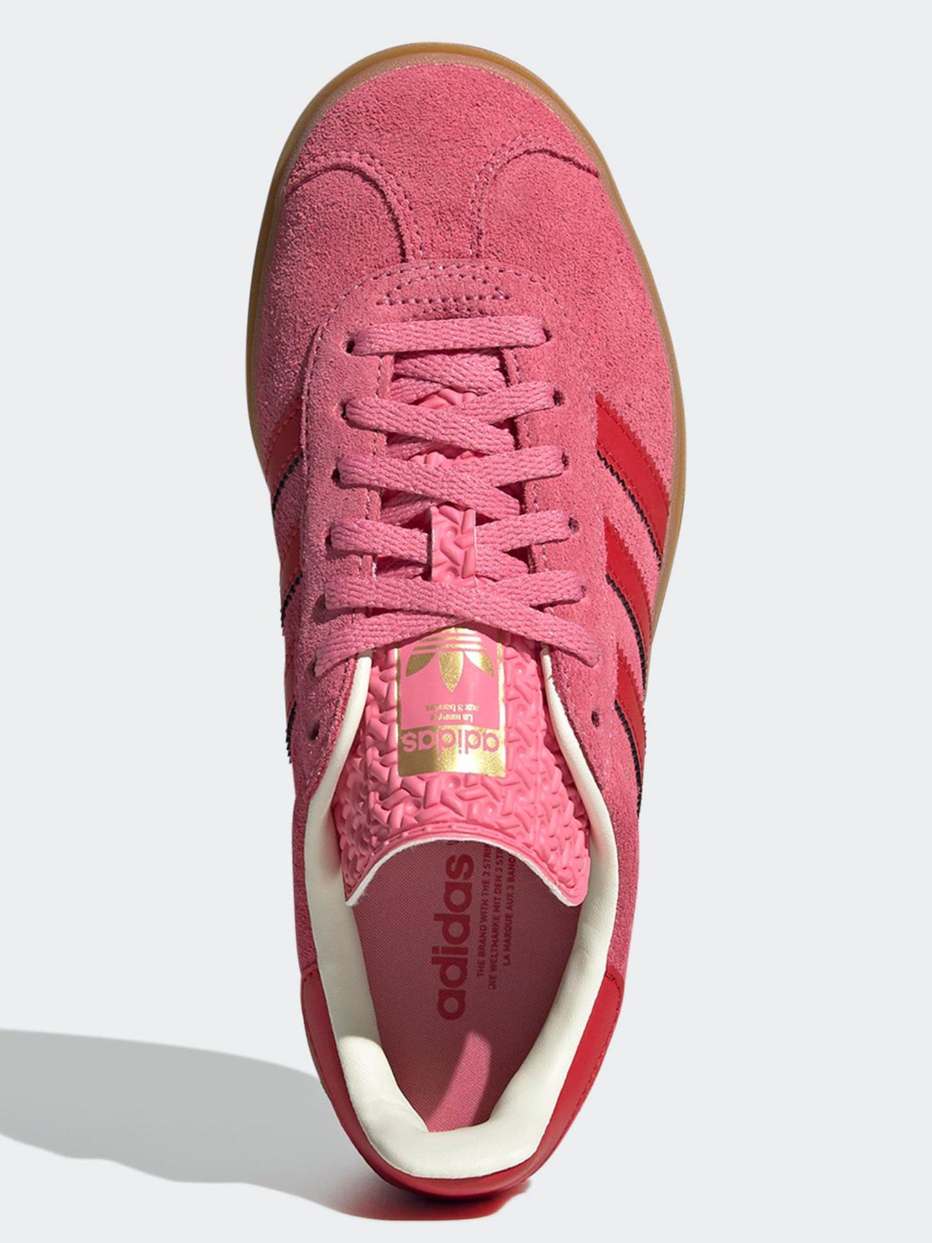 Image 4 of 7 of adidas Originals Junior Gazelle Bold Trainers - Pink