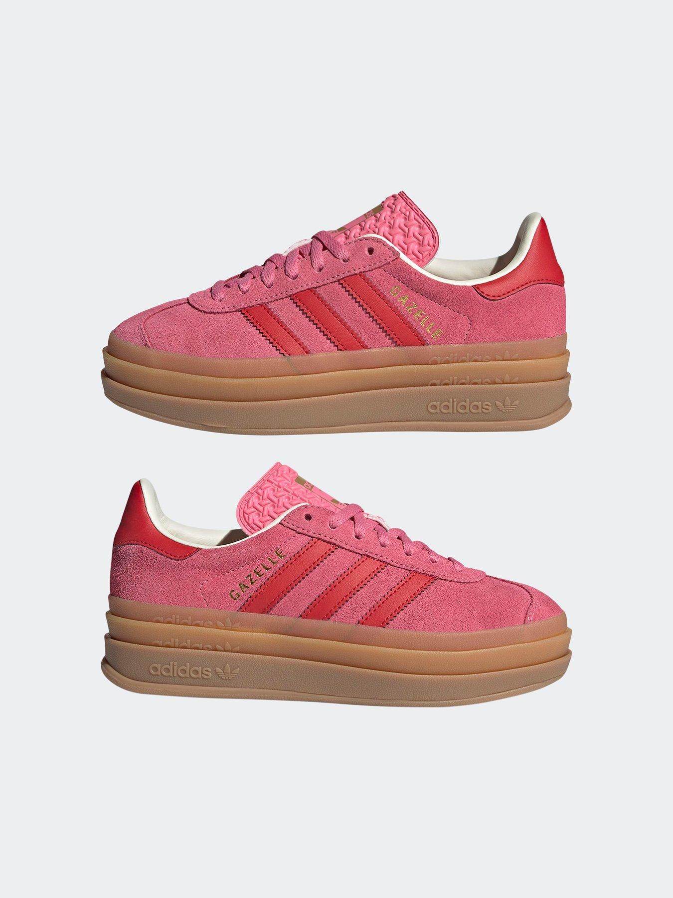 Image 6 of 7 of adidas Originals Junior Gazelle Bold Trainers - Pink