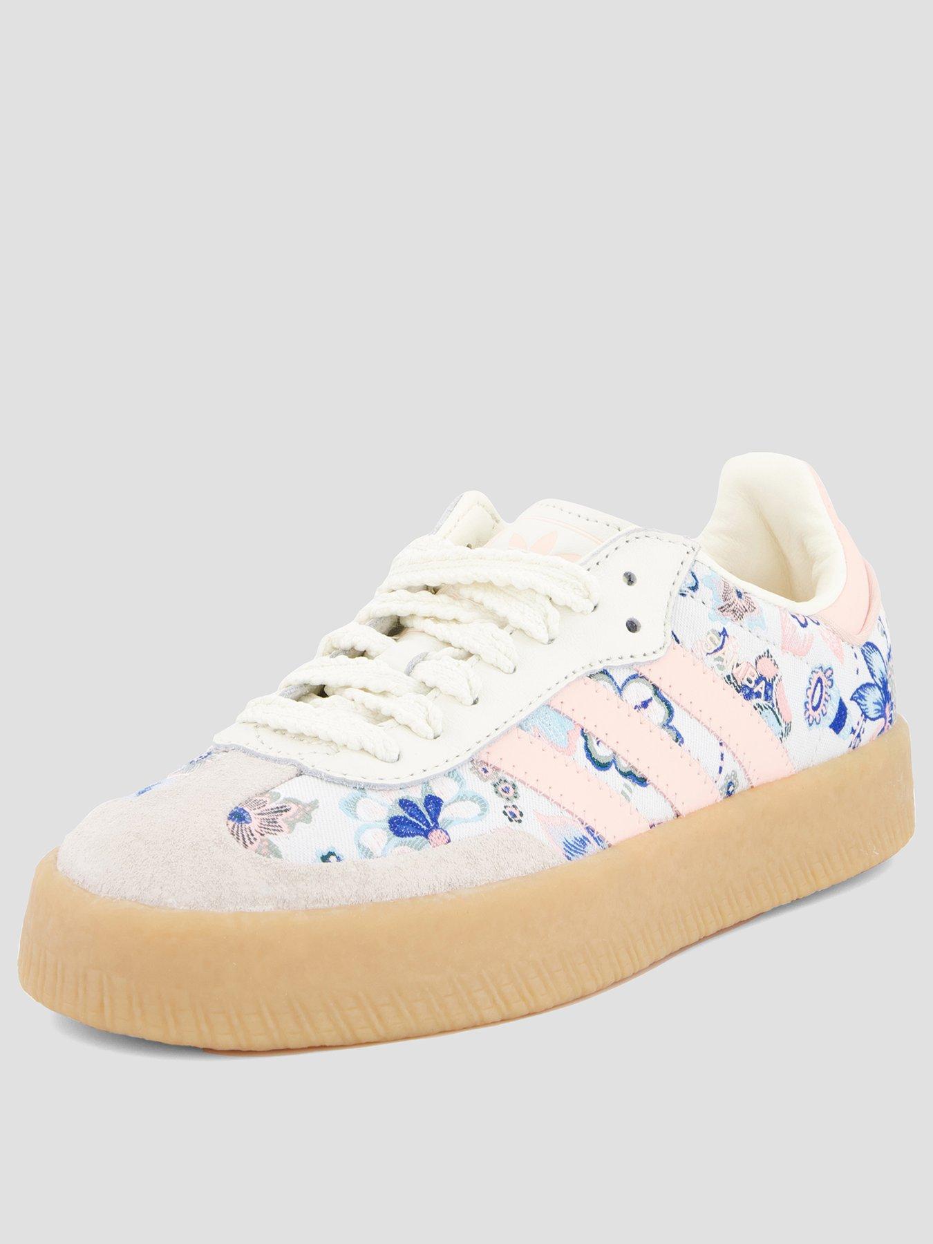 adidas-originals-junior-sambae-trainers-whitestillFront