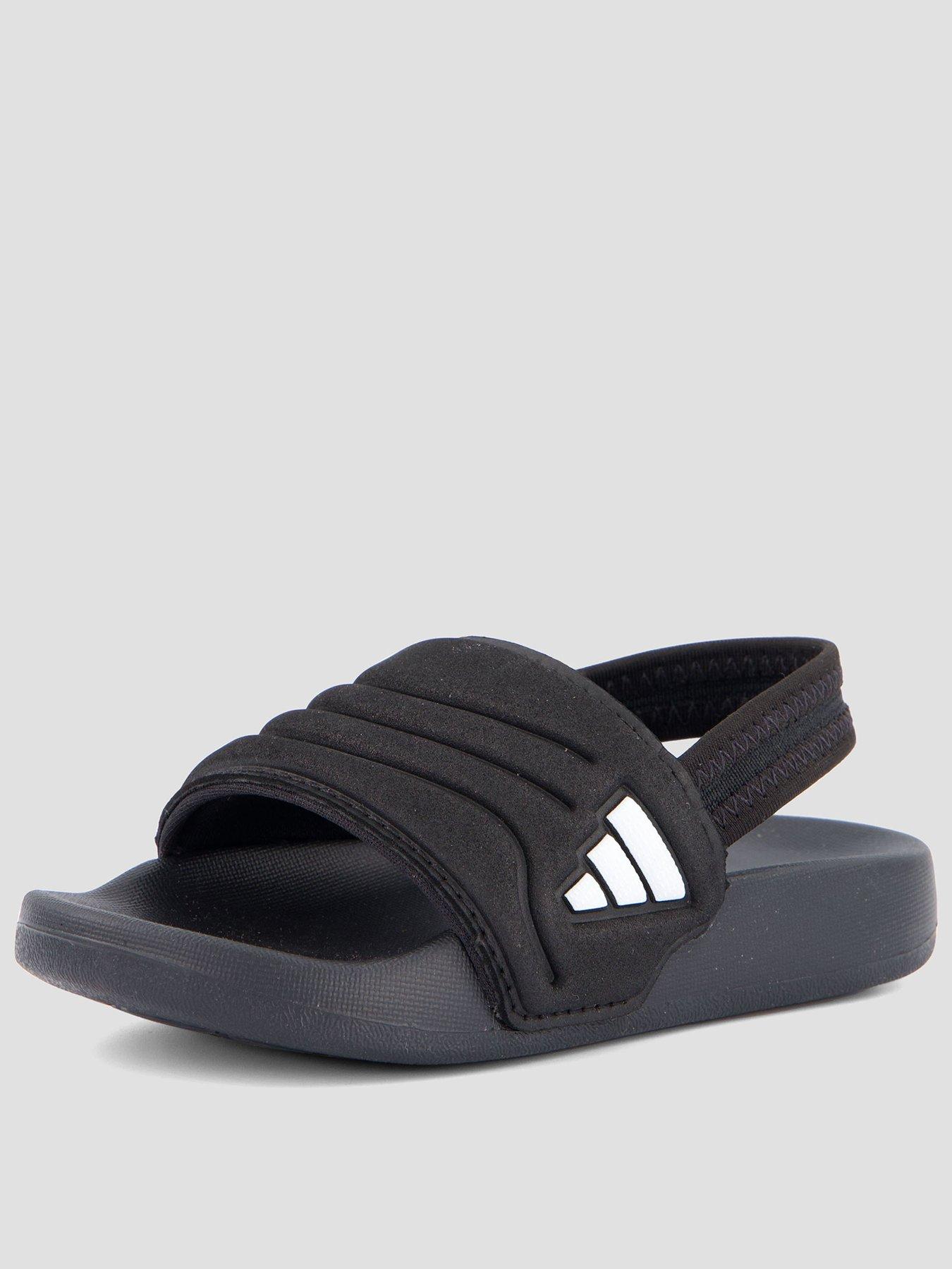 adidas Sportswear Infant Unisex Adilette Estrap 2.0 Sandals- Blac