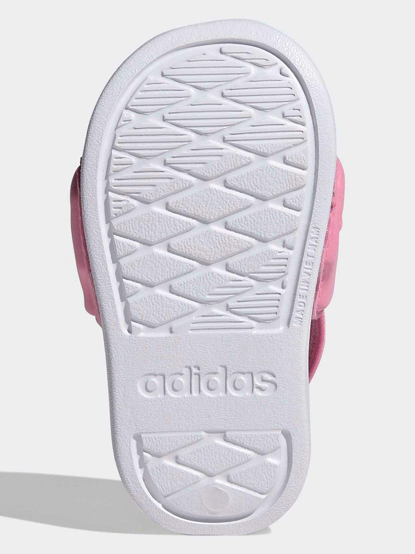 Image 5 of 7 of adidas Sportswear Infant Girls Adilette Estrap 2.0 Sandals - Pink