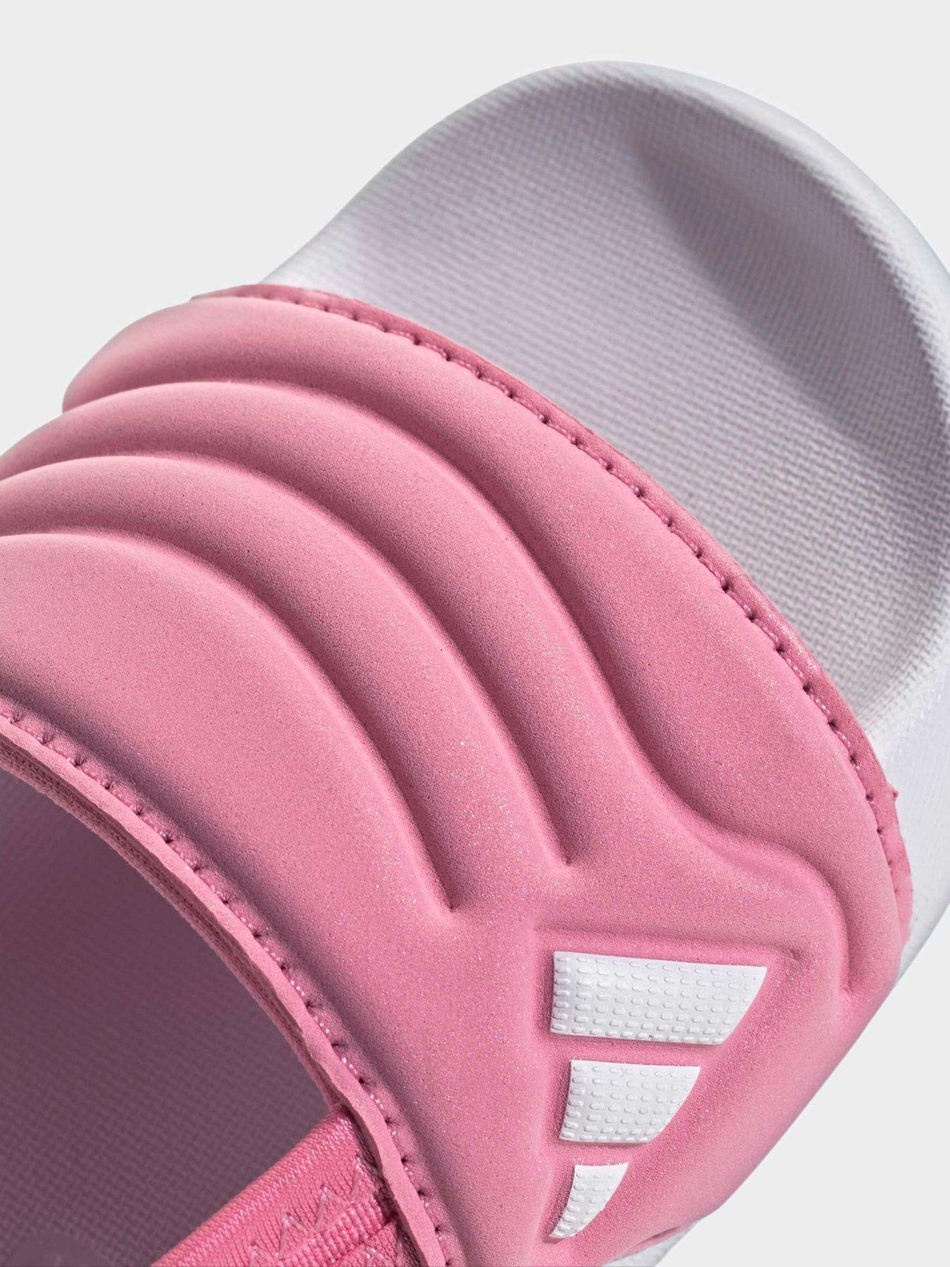 Image 6 of 7 of adidas Sportswear Infant Girls Adilette Estrap 2.0 Sandals - Pink