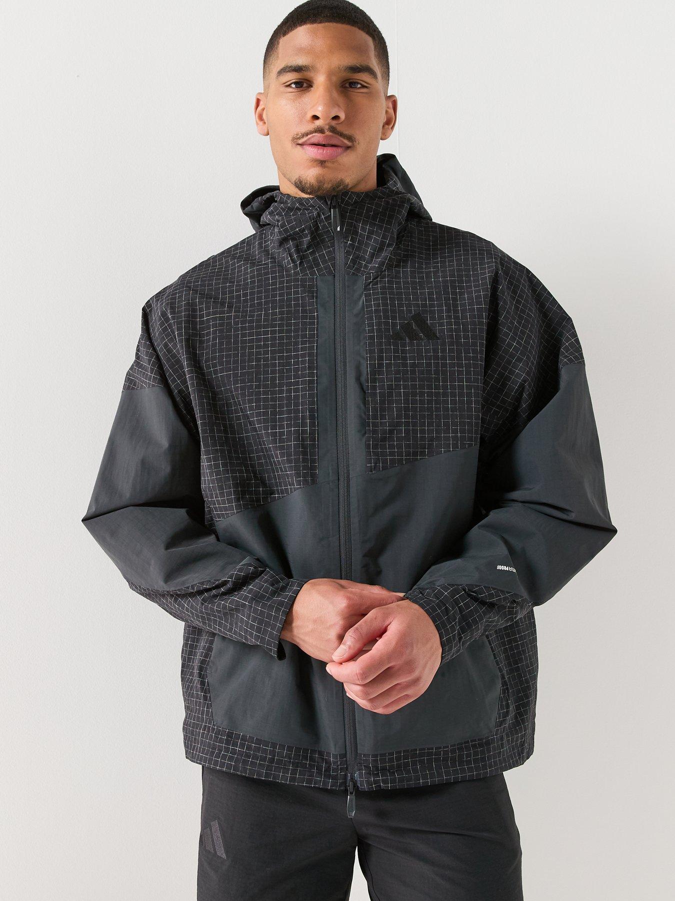 Image 6 of 6 of adidas Terrex Mens Xpl 2 Layer Rain Jacket - Black