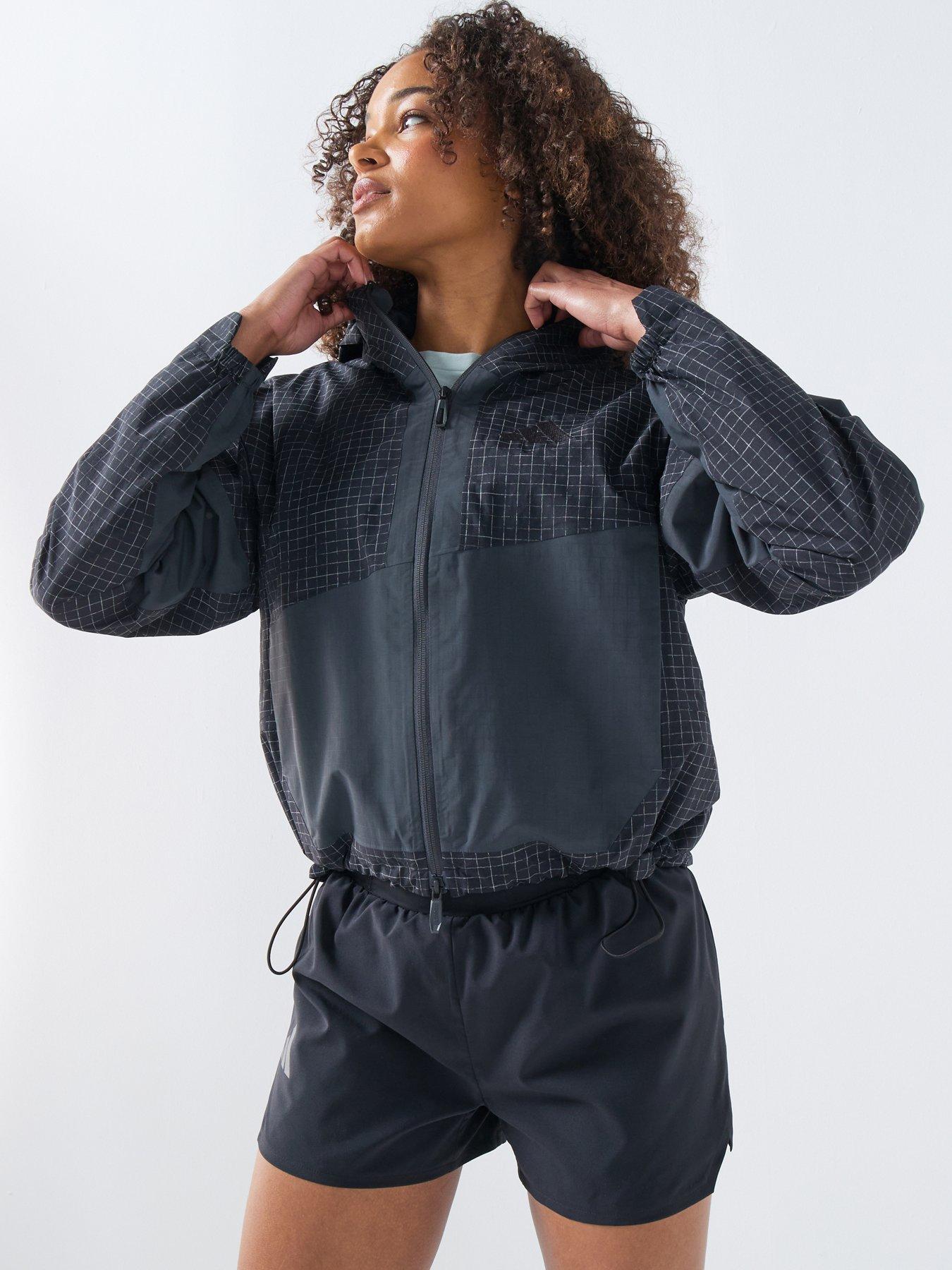 Image 1 of 6 of adidas Terrex Womens Xpl 2l Rain Jacket - Black