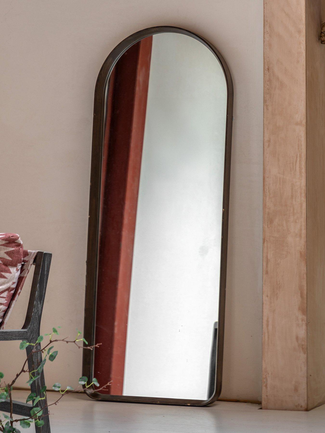 gallery-helsinki-arch-leaner-mirror-walnut-600x1600x60mmfront