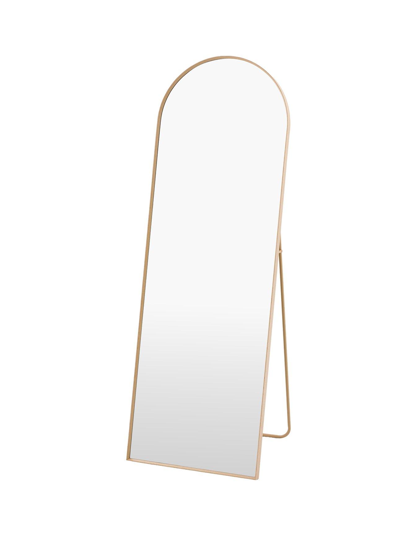 Image 2 of 3 of Gallery Direct Holworth Cheval Mirror Oak 500x35x1500mm