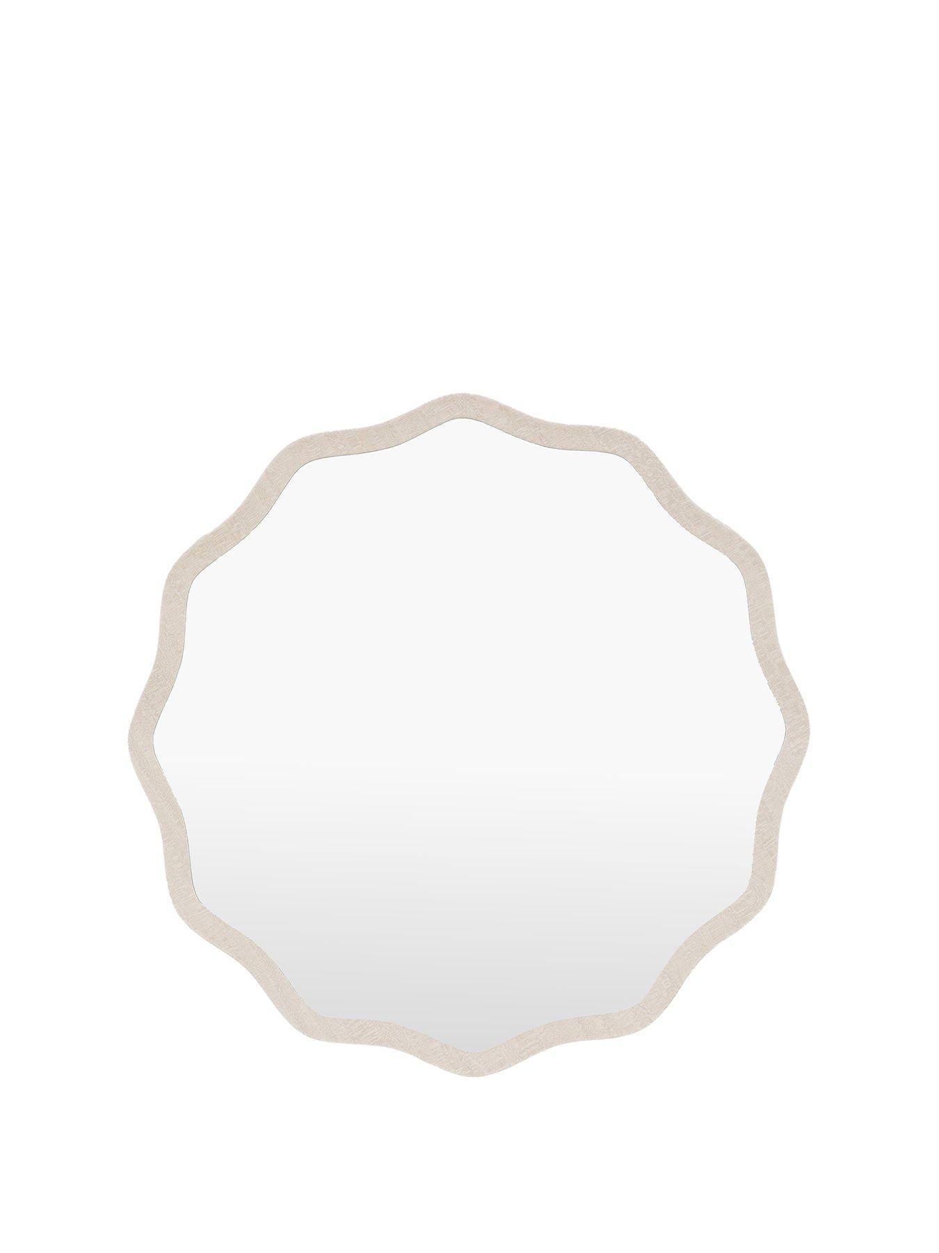 Image 2 of 4 of Gallery Monterey Wave Round Mirror Smoke 600x30x600mm