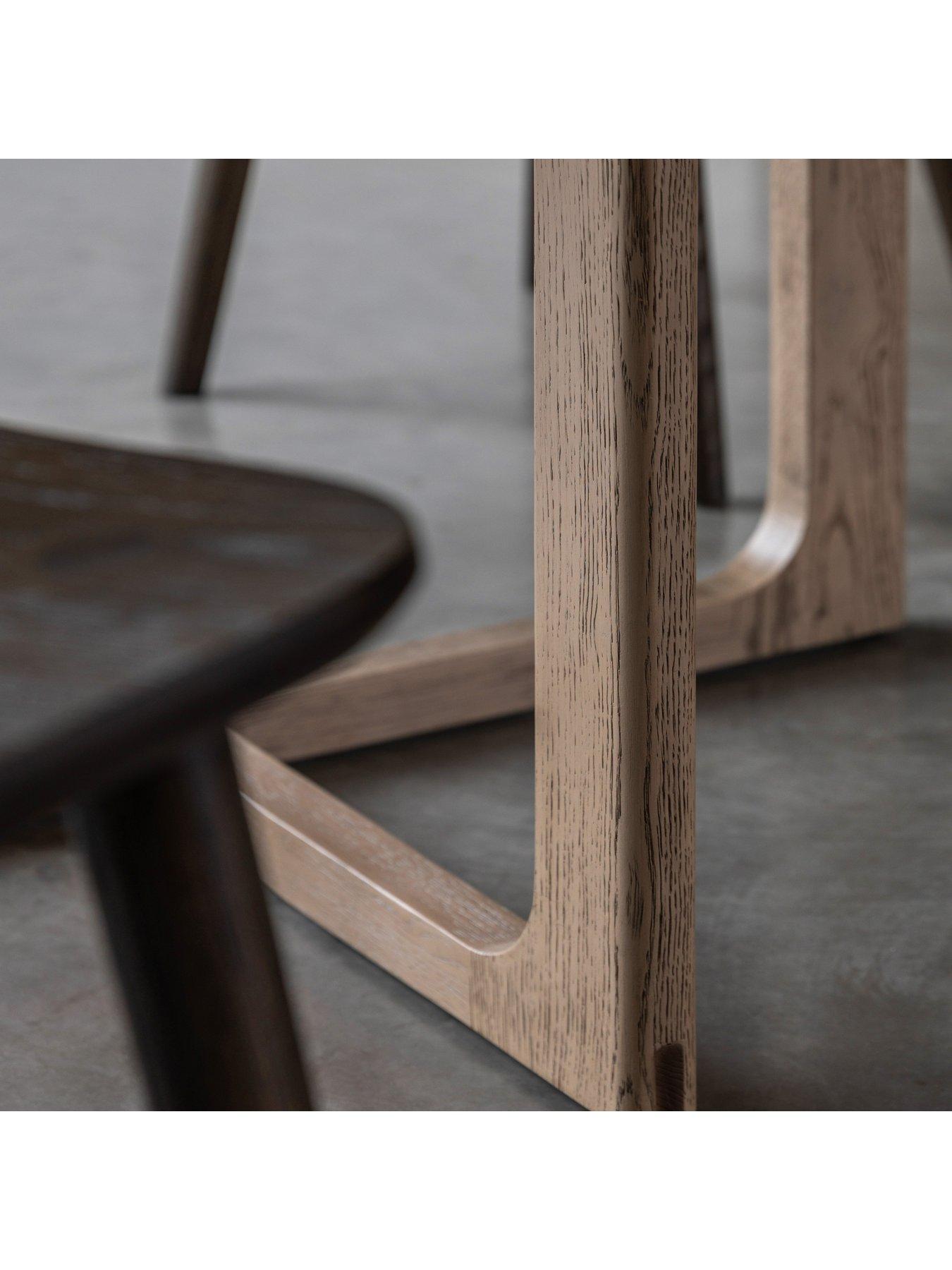 Image 4 of 4 of Gallery Direct Craft Round Dining Table Smoked