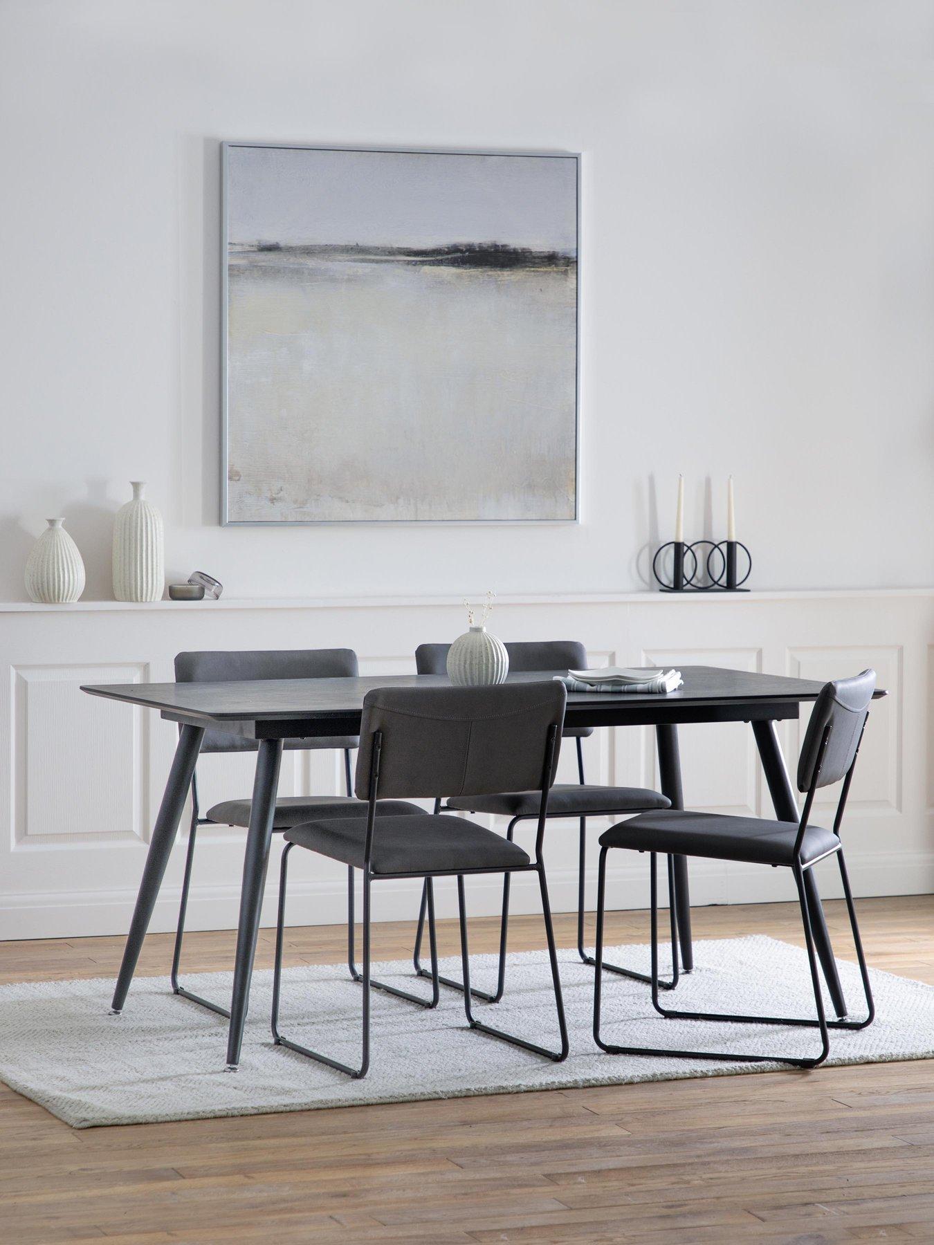 Image 1 of 4 of Gallery Direct Astley Dining Table Black