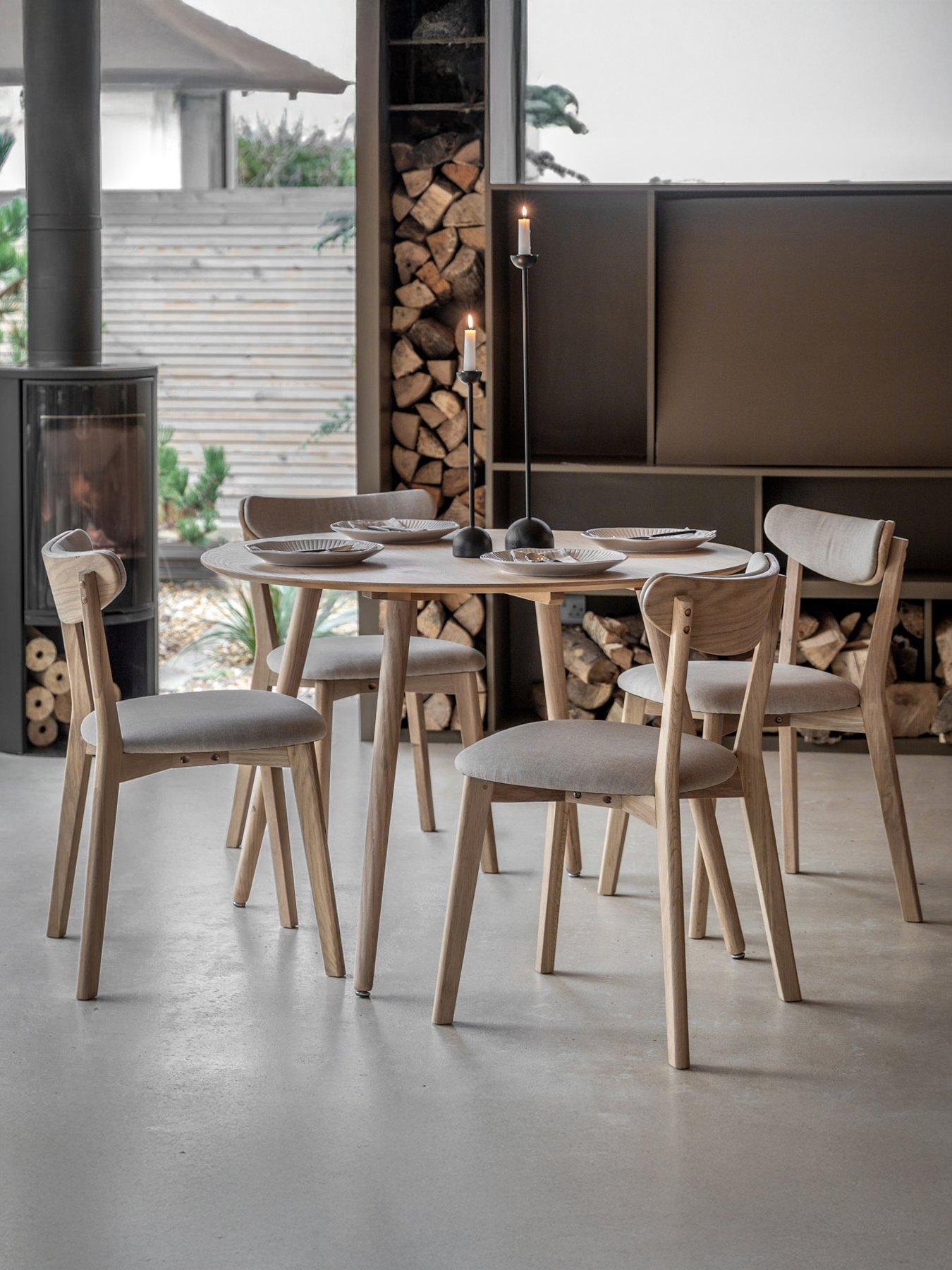 Gallery Direct Hatfield Round Dining Table Natural