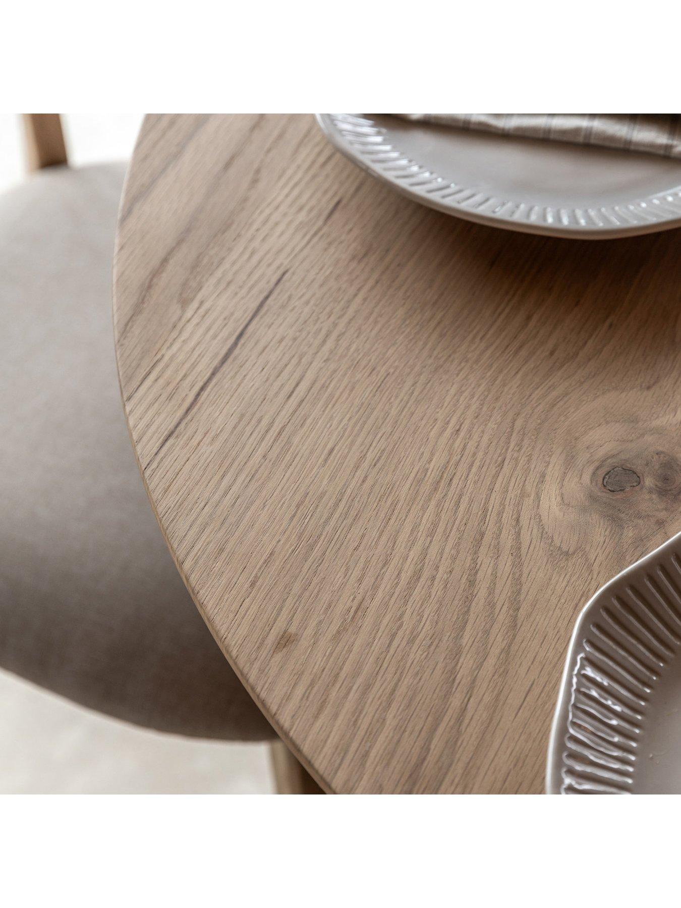 Image 3 of 4 of Gallery Direct Hatfield Round Dining Table Natural