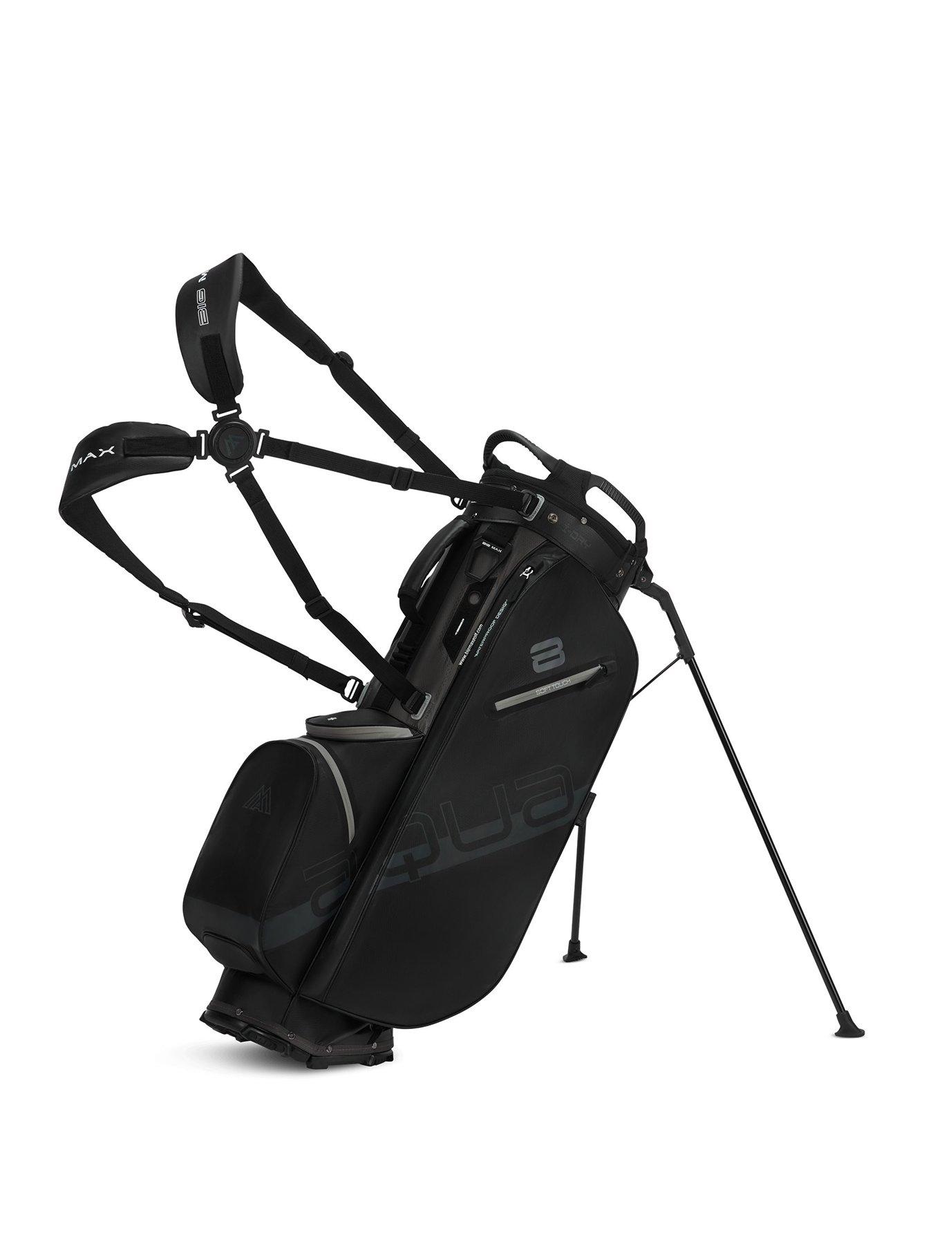big-max-aqua-eight-h-stand-golf-bag-black-charcoalfront