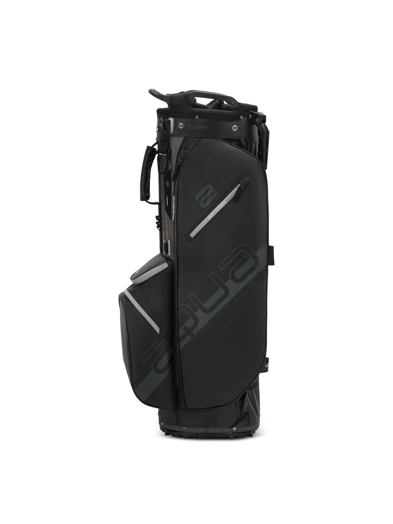 big-max-aqua-eight-h-stand-golf-bag-black-charcoalstillFront