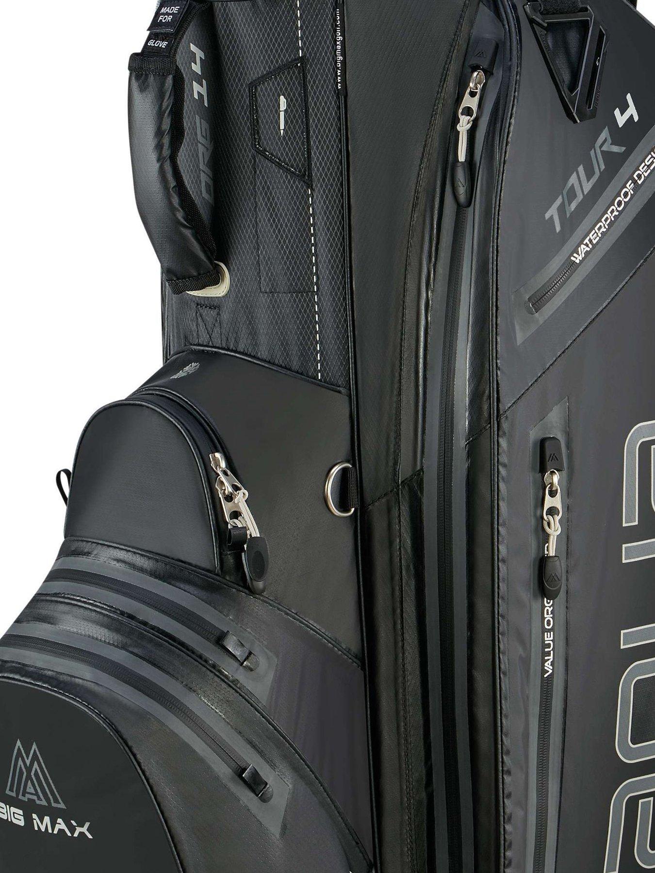 big-max-aqua-tour-4-golf-cart-bag-blackstillFront