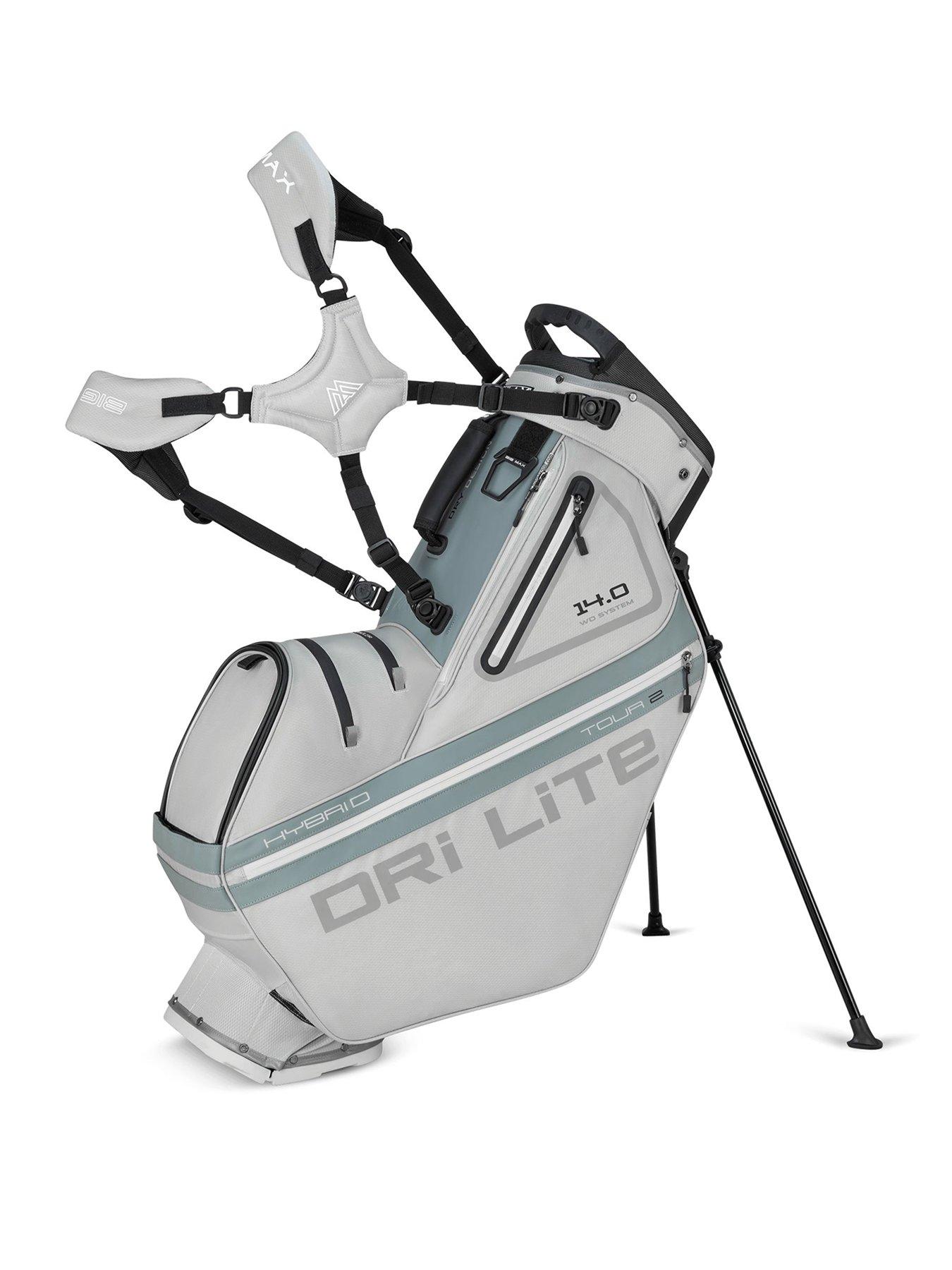 big-max-dri-lite-hybrid-tour-2-golf-bag-silver-greyfront