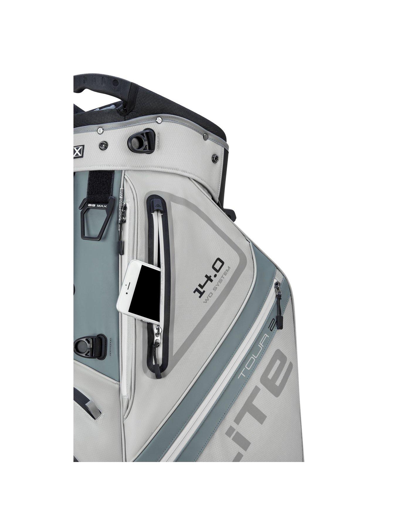 big-max-dri-lite-hybrid-tour-2-golf-bag-silver-greyback