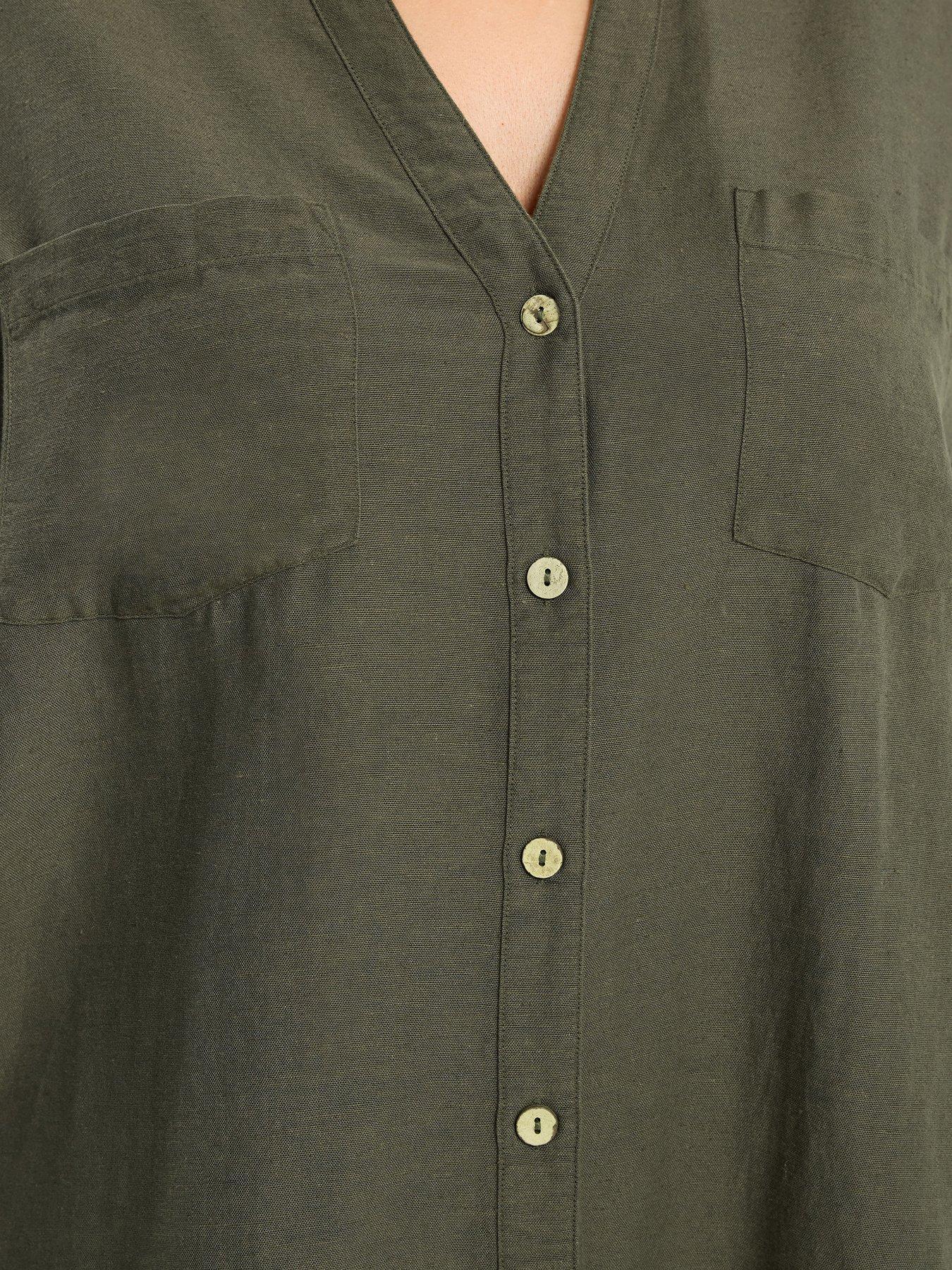 yours-curve-desert-shirt-greenoutfit