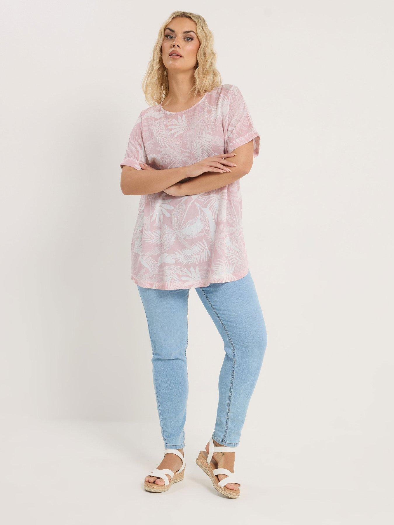 yours-curve-linen-boxy-top-pinkback