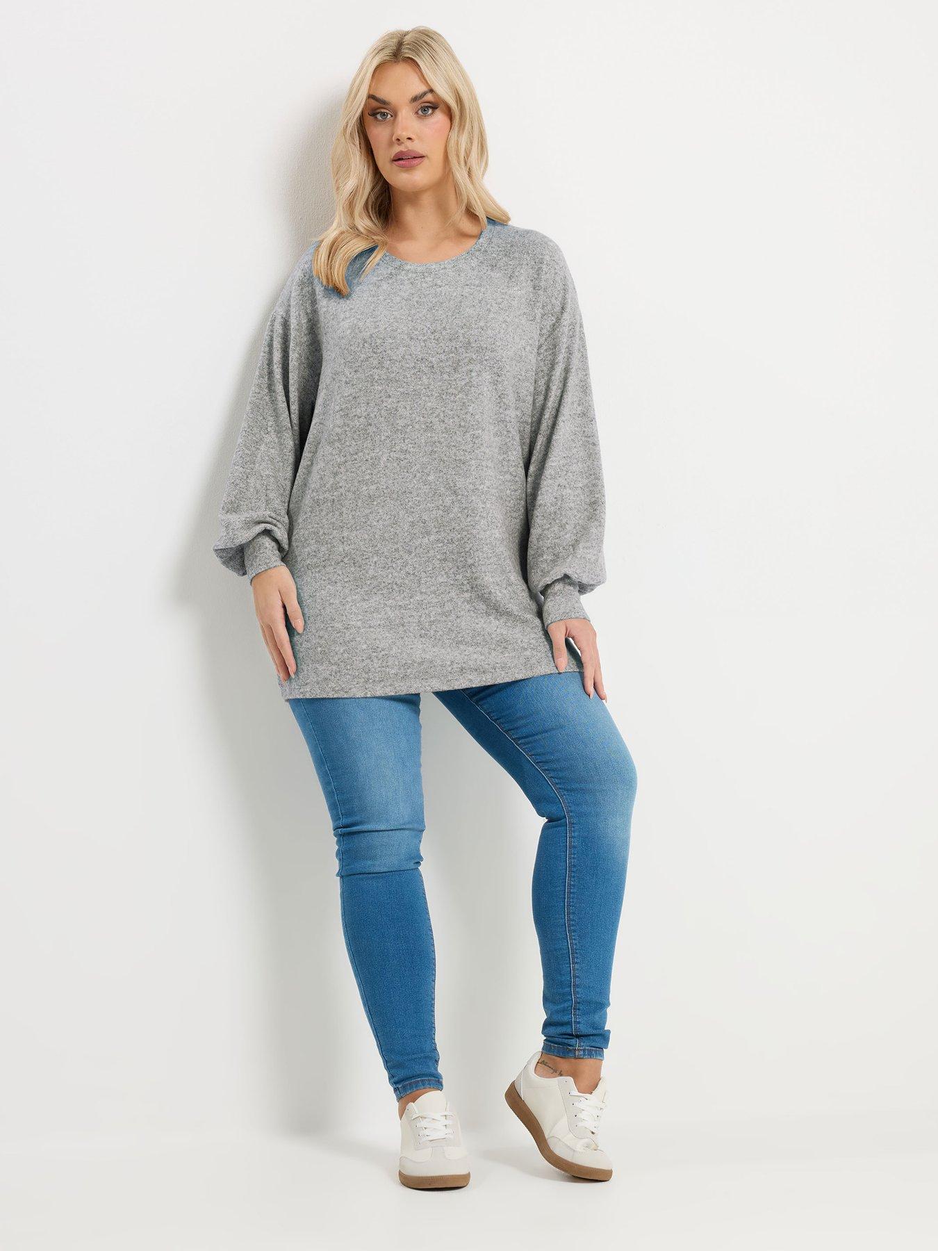 yours-curve-soft-touch-long-sleeve-jumper-greyback