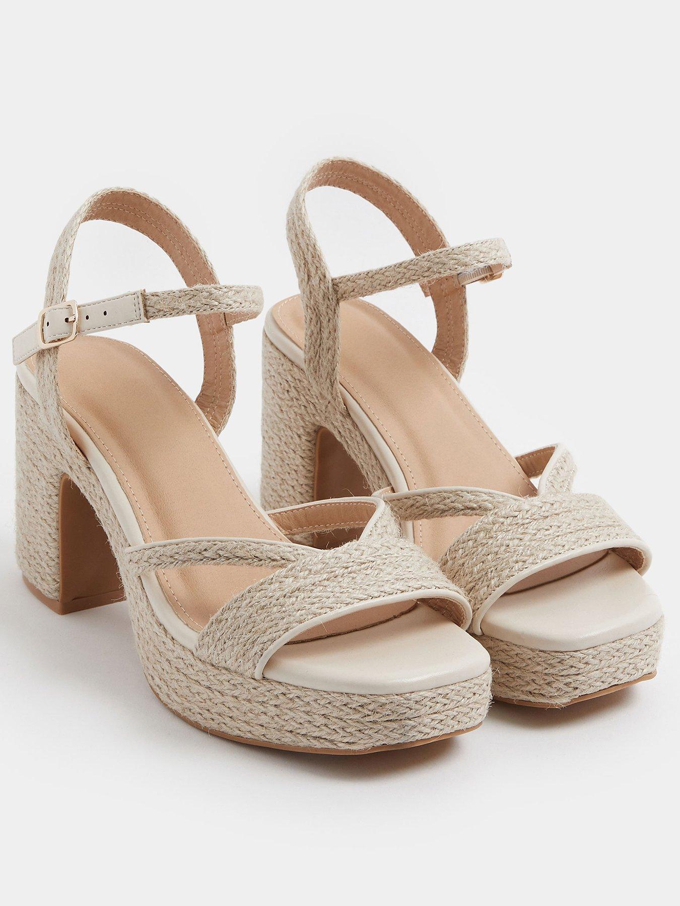 yours-extra-wide-fit-rope-heel-sandals-creamstillFront