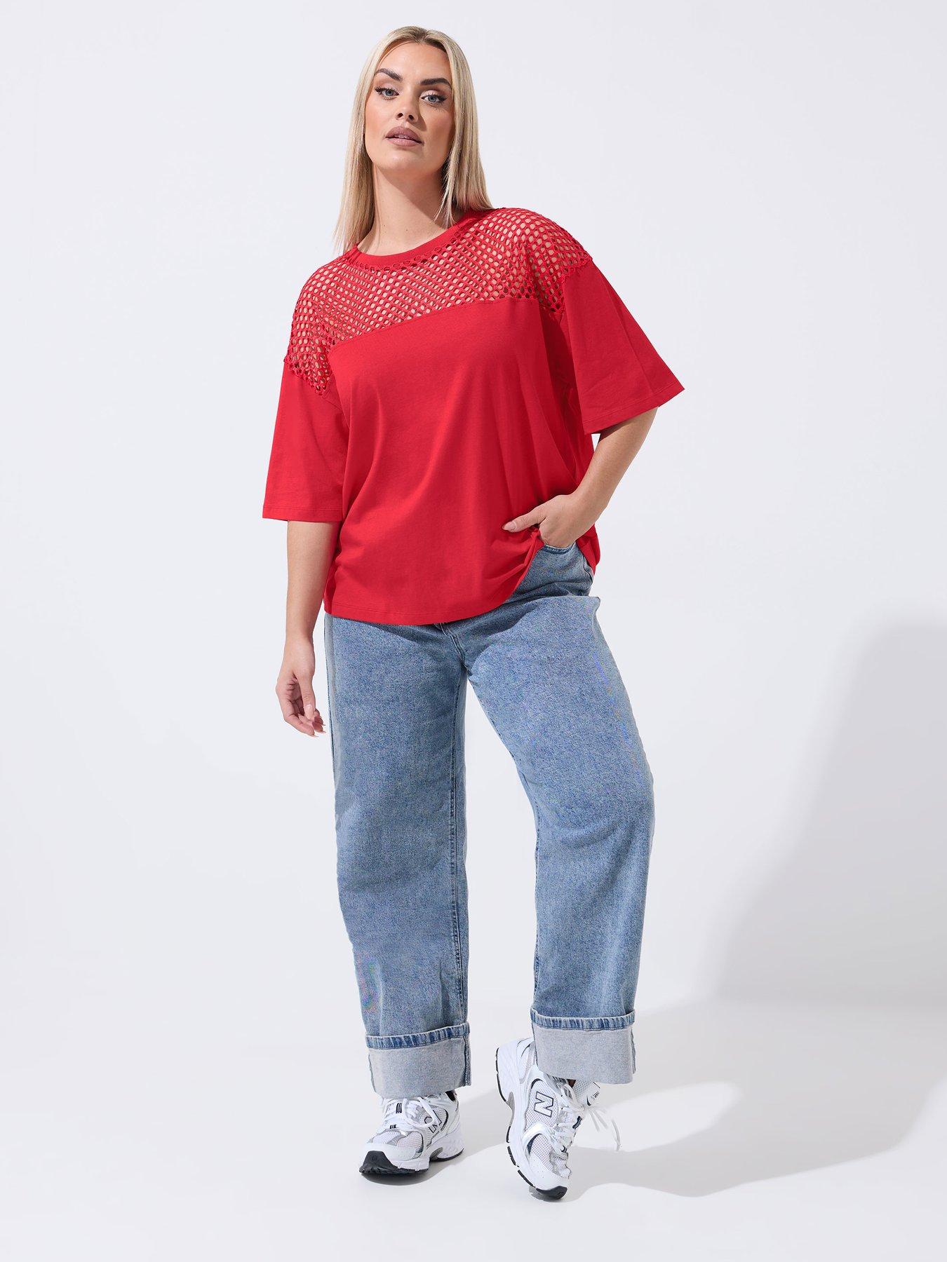 yours-curve-fishnet-boxy-t-shirtback