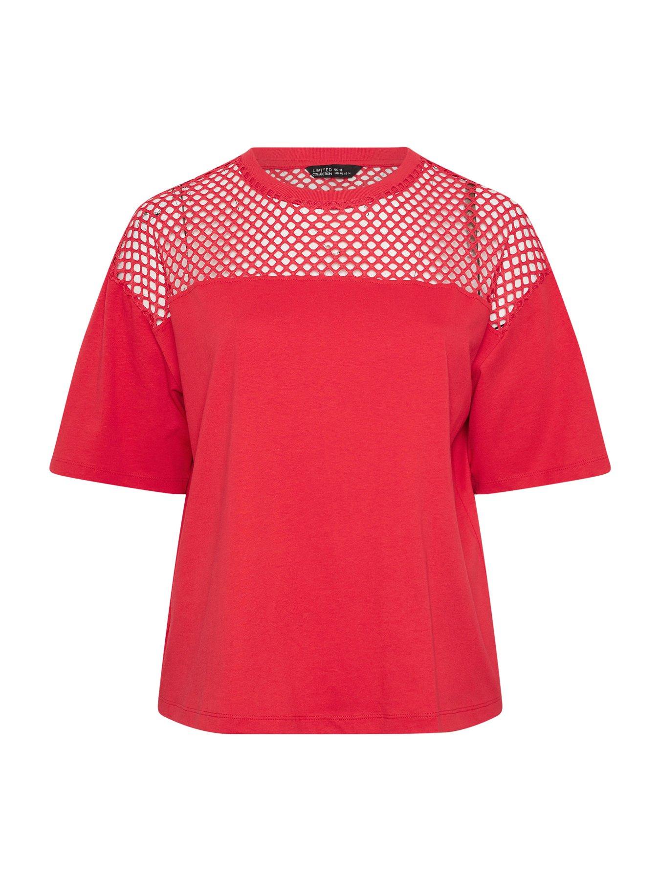yours-curve-fishnet-boxy-t-shirtdetail