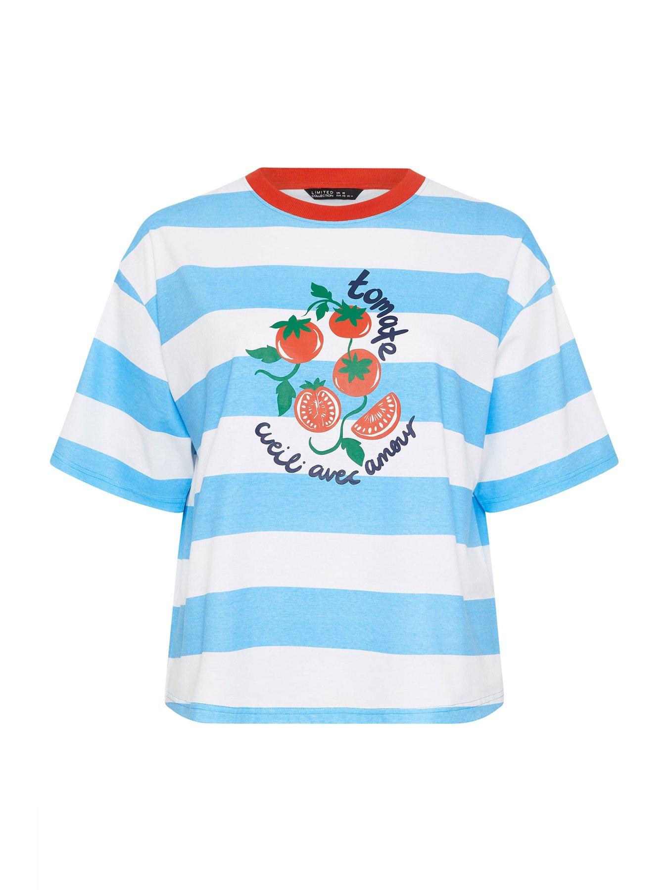 yours-curve-tomato-print-striped-ringer-t-shirtdetail